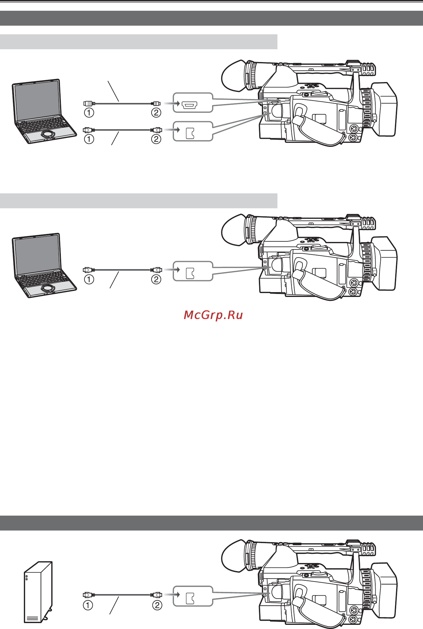 Panasonic AG-HVX204AER [78/138] Компьютер нелинейное редактирование передача файлов