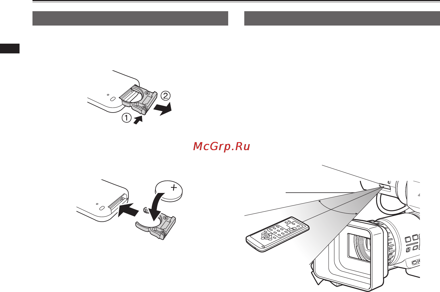 Panasonic AG-HMC84ER [28/178] Дистанц управление