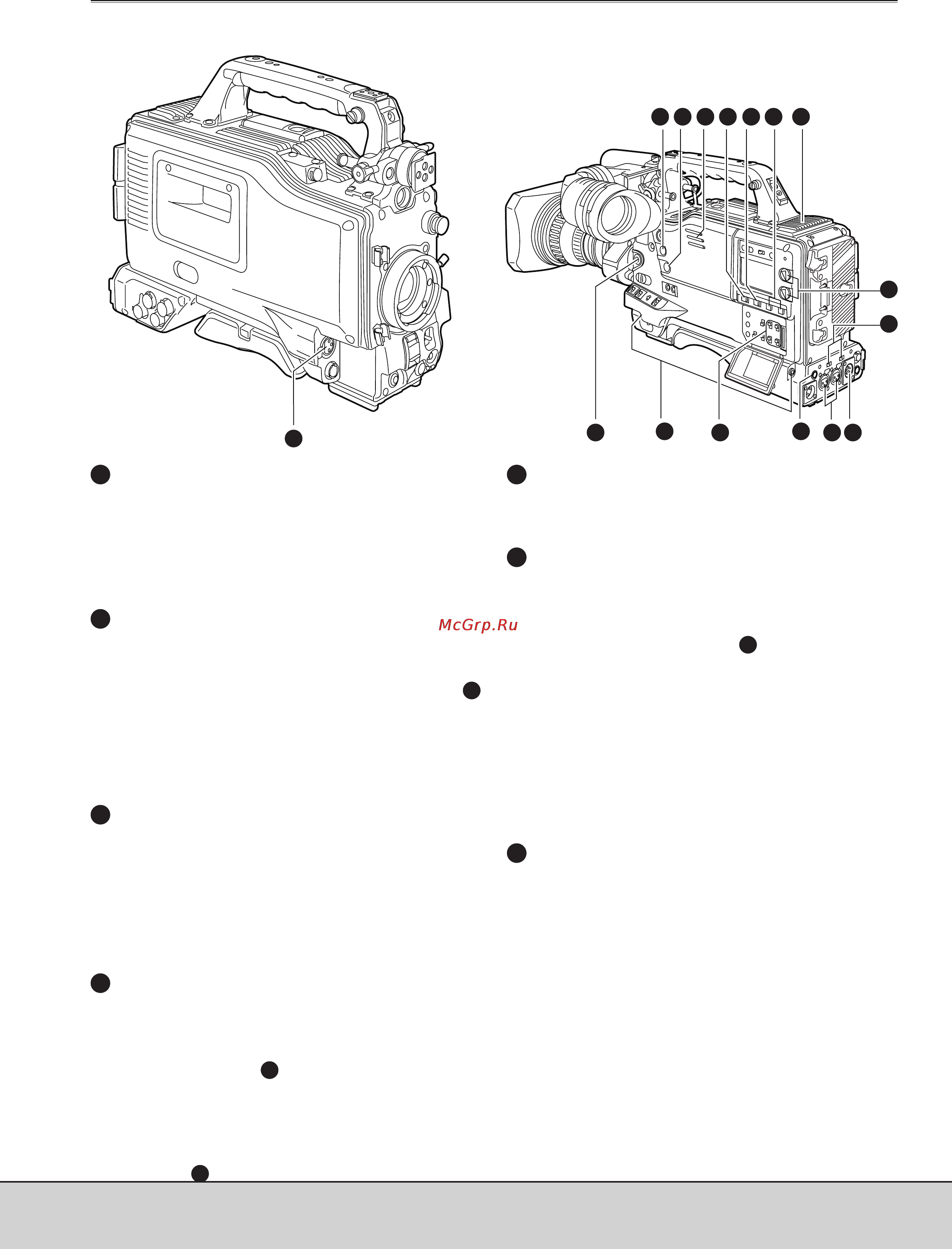 Panasonic AJ-SDX900 [10/102] Глава 2 компоненты и их функции