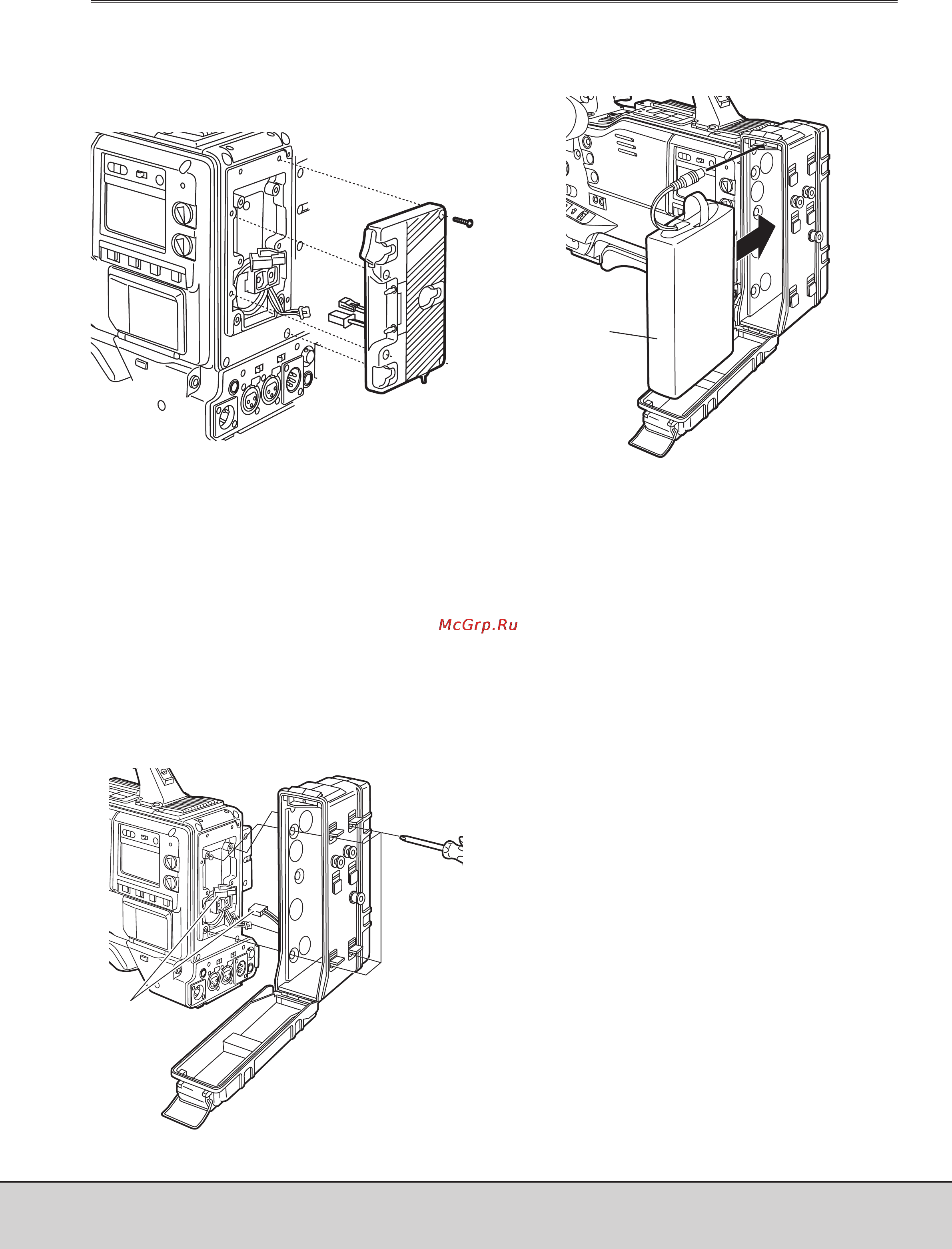 Panasonic AJ-SDX900 [58/102] Глава 5 подготовка