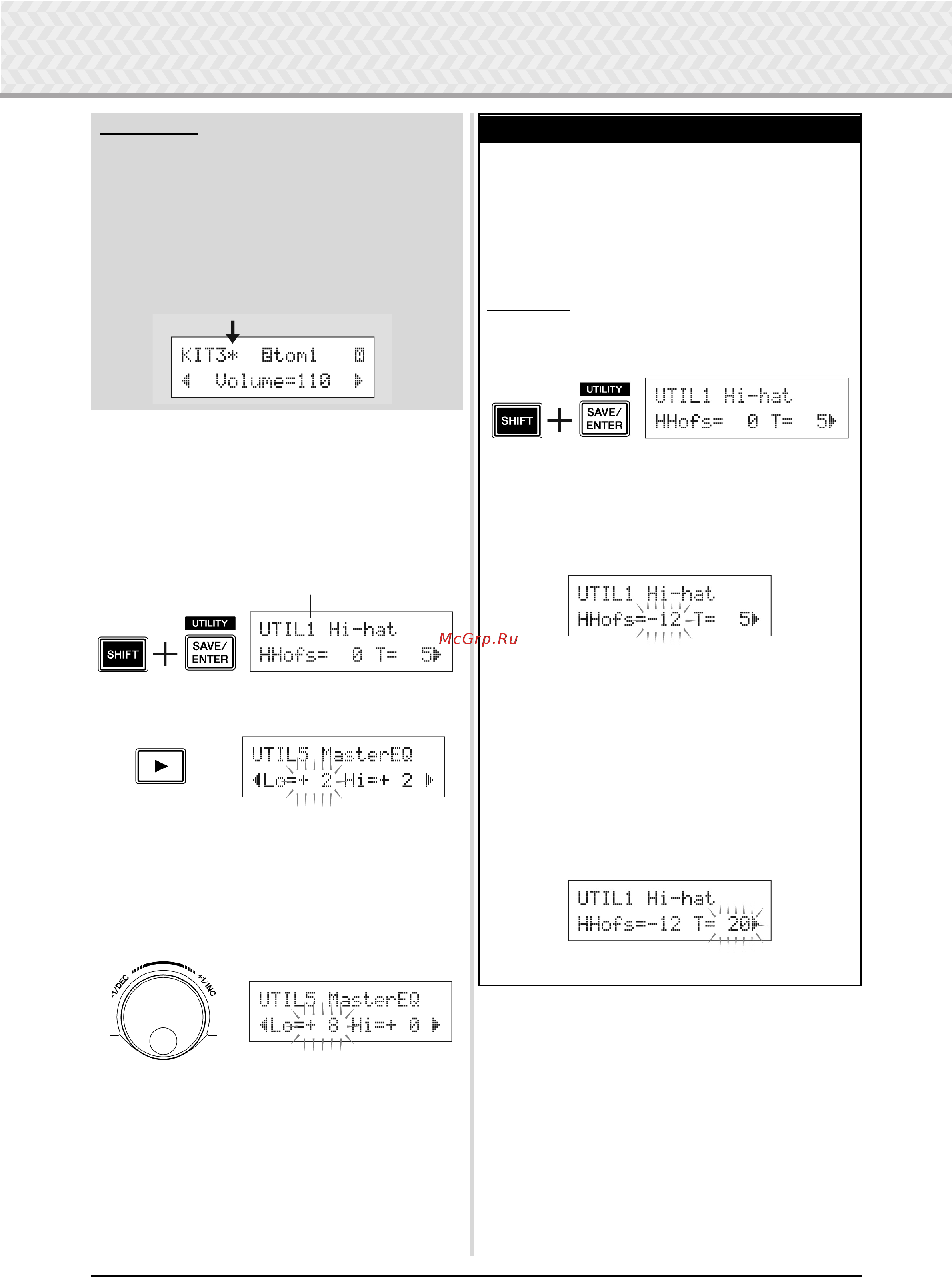 Yamaha DTXPRESS IV Standard Set [16/52] Настройка хай хэта
