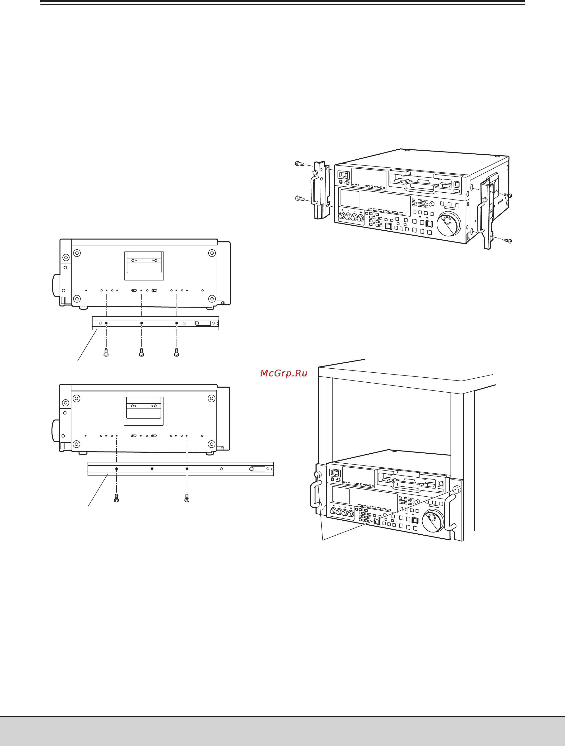 Panasonic AJ-HD1700E [116/133] Монтаж в стойку