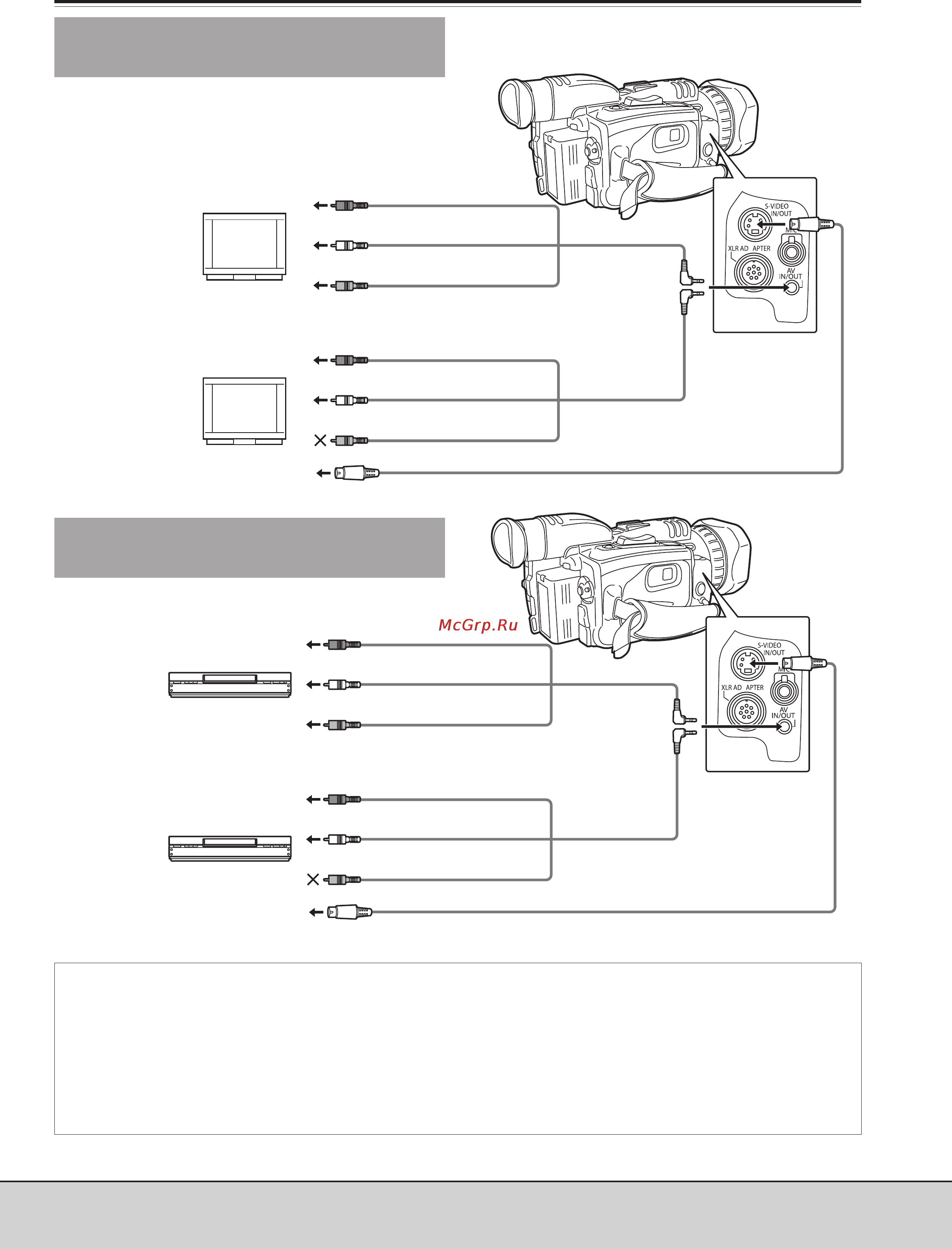Panasonic AG-DVC30E [55/87] Подключение камеры к видеоприставке