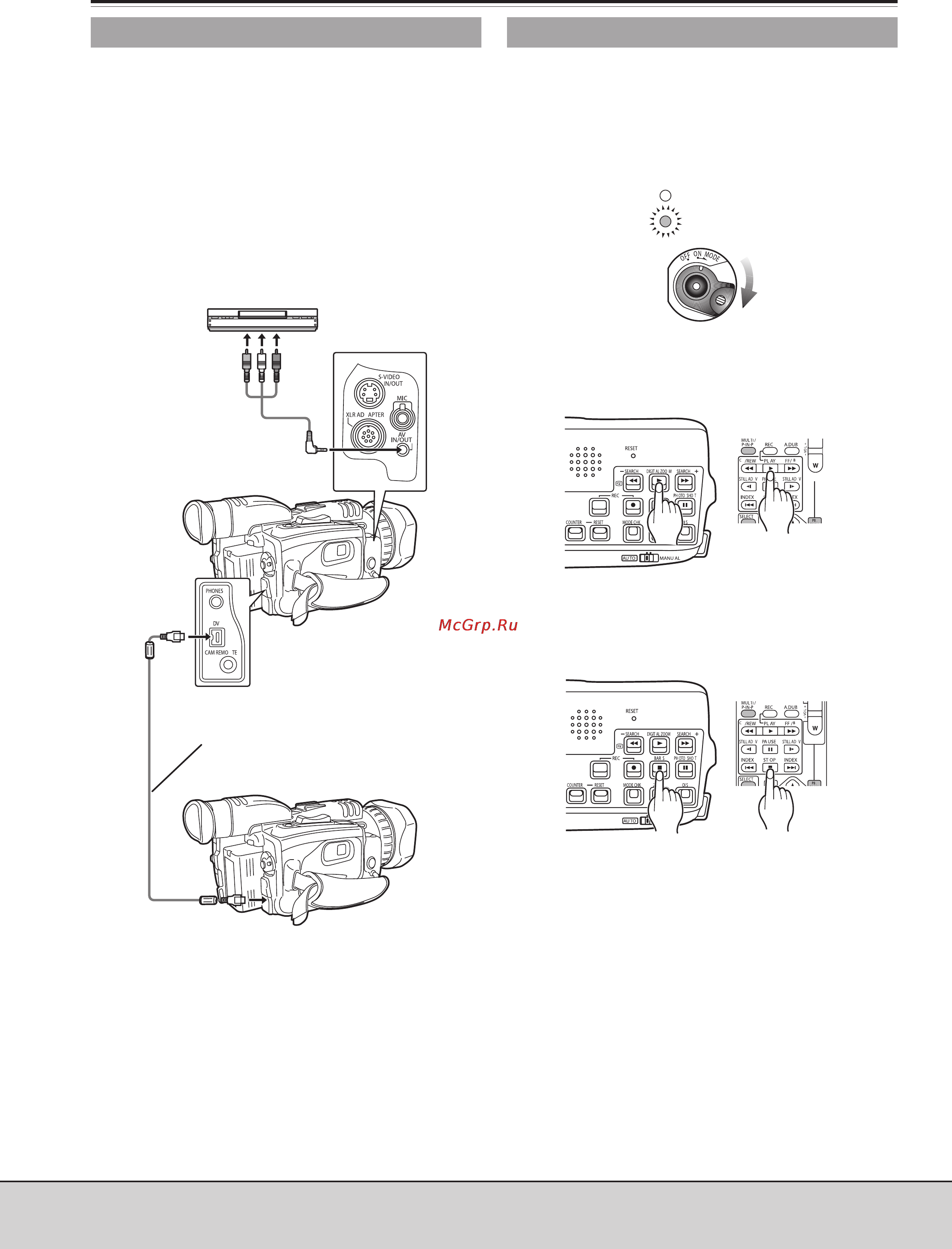Panasonic AG-DVC30E [60/87] Аналоговые входные сигналы