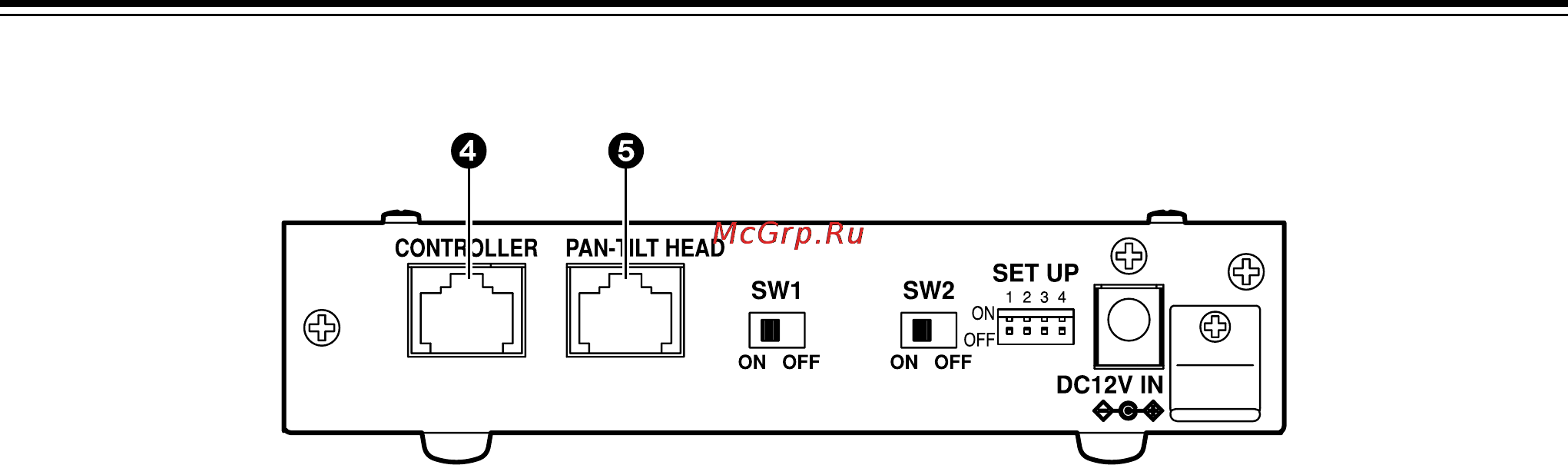 Panasonic AW-IF400 [22/112] Wichtige bedienungselemente und ihre funktionen