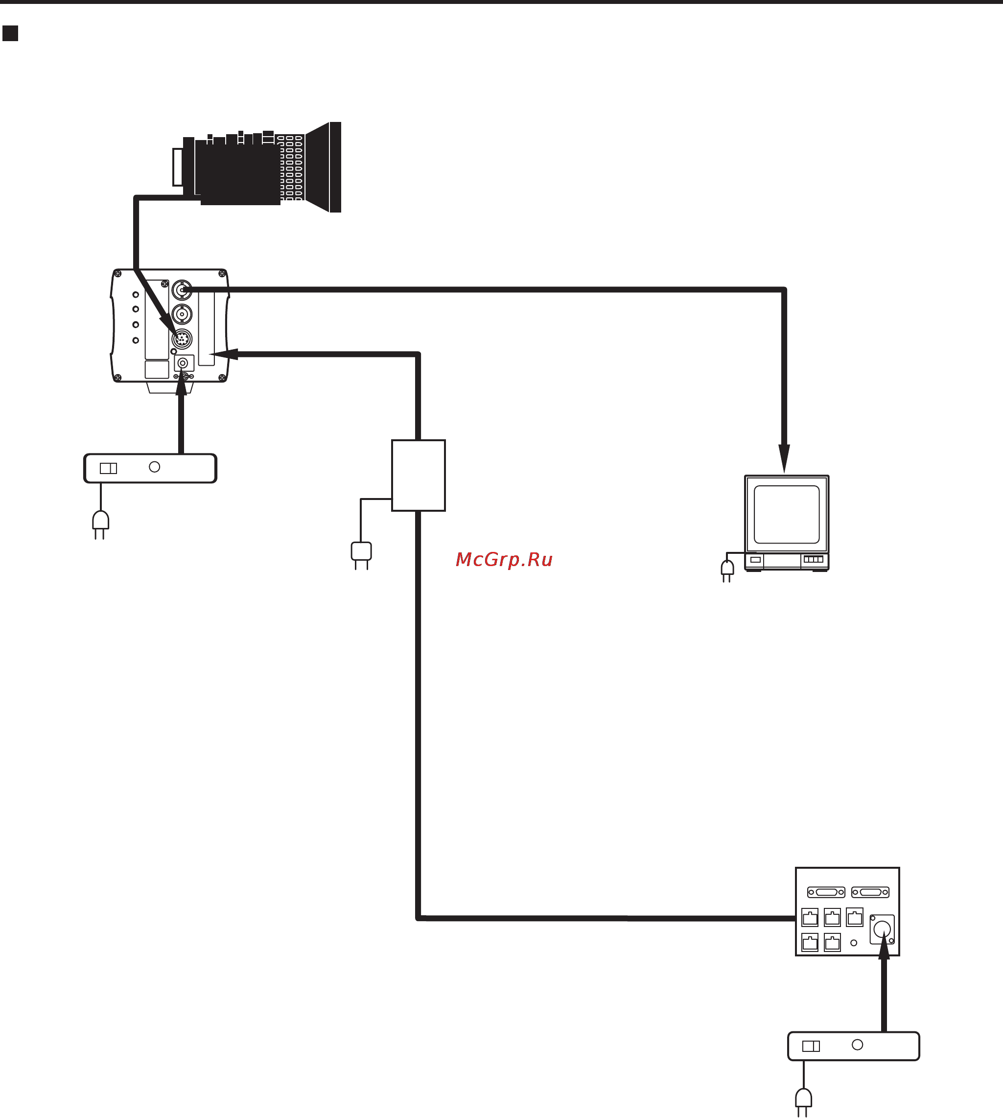 Panasonic AW-CB400 [10/21] Примерная конфигурация системы