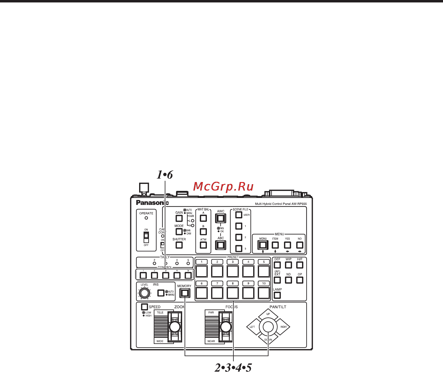 Panasonic AW-RP555 [156/296] Operazioni