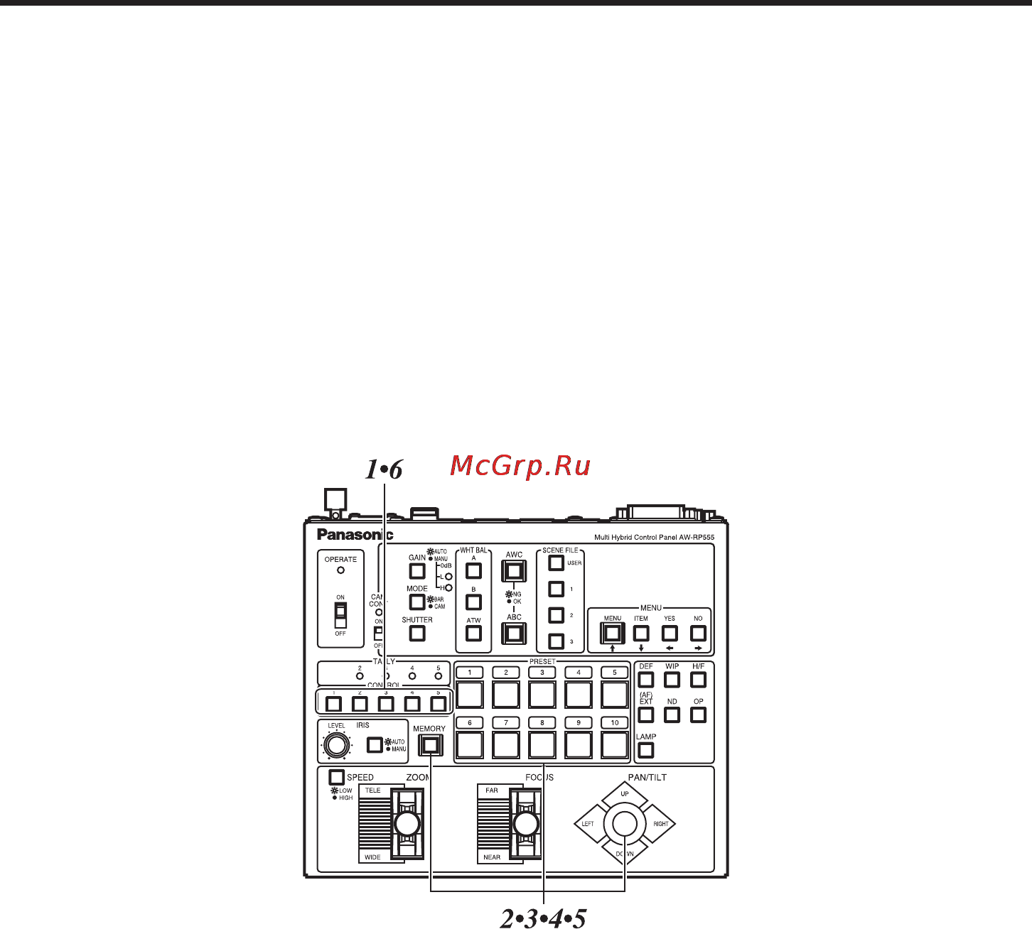 Panasonic AW-RP555 [72/296] Betrieb