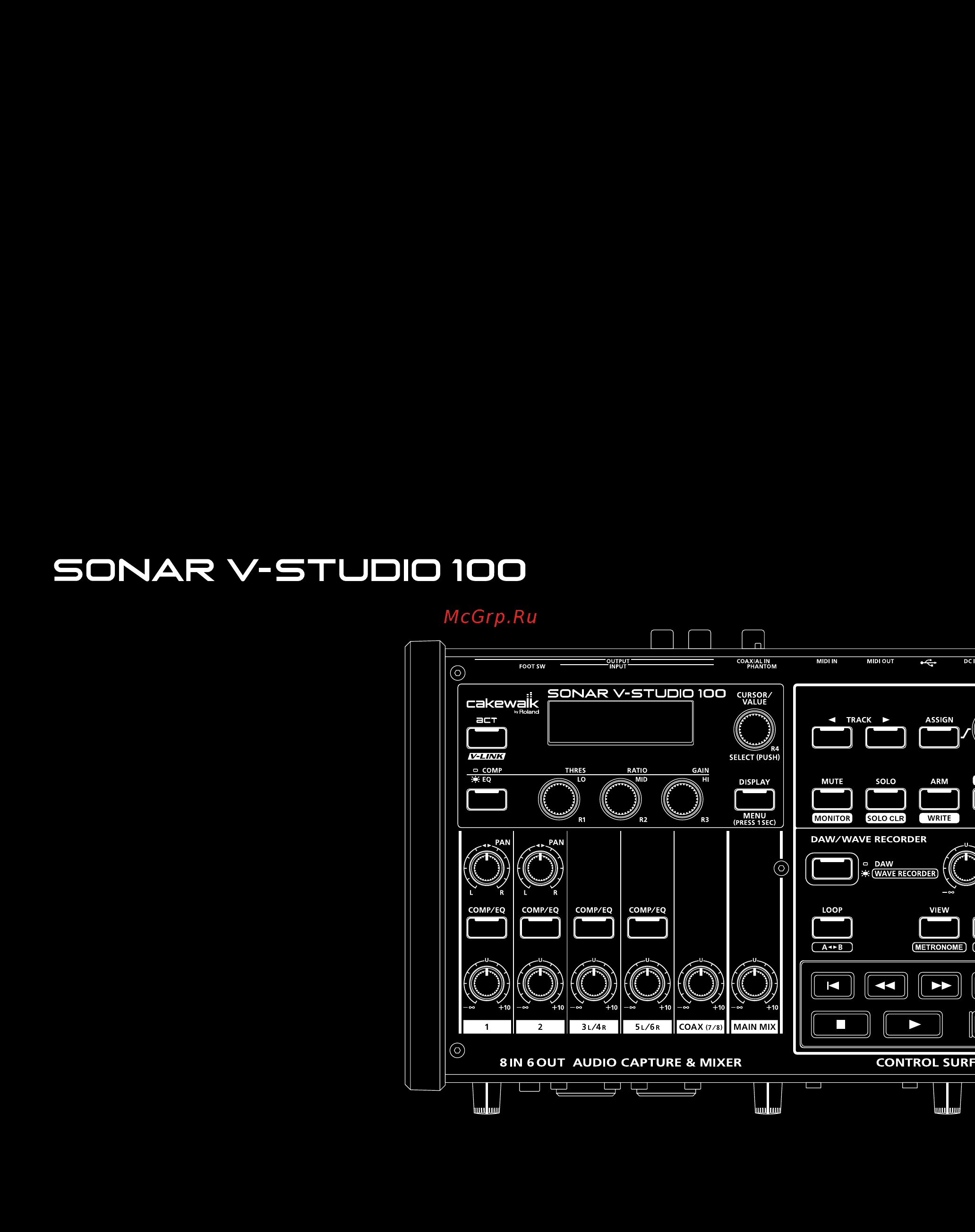 Roland VS-100 Инструкция по эксплуатации онлайн