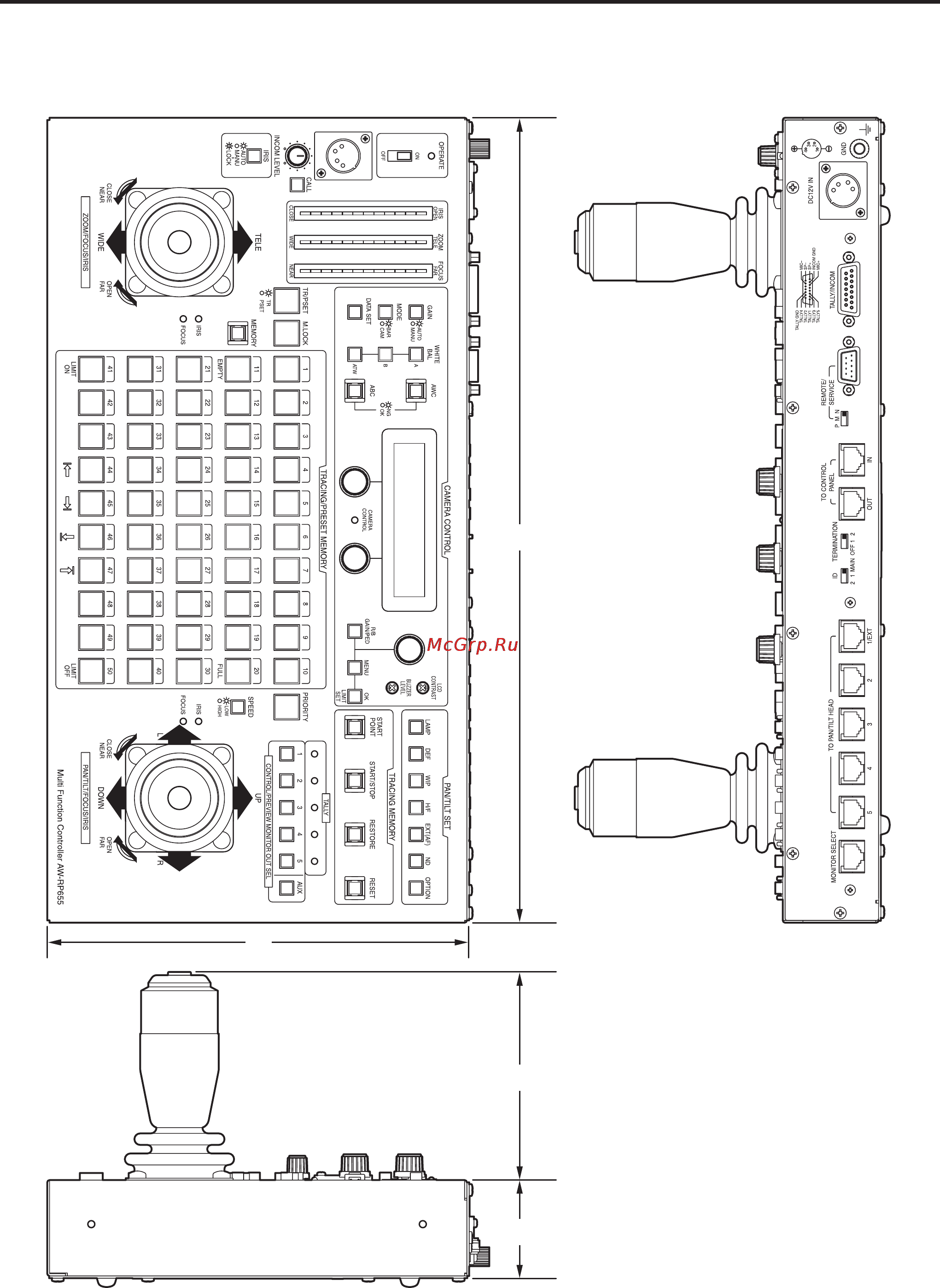 Panasonic AW-RP655 [84/85] Appearance