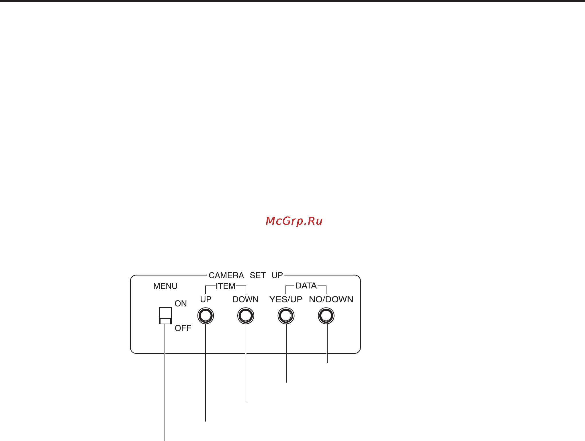 Panasonic AW-RC600 [118/124] Установка пунктов меню
