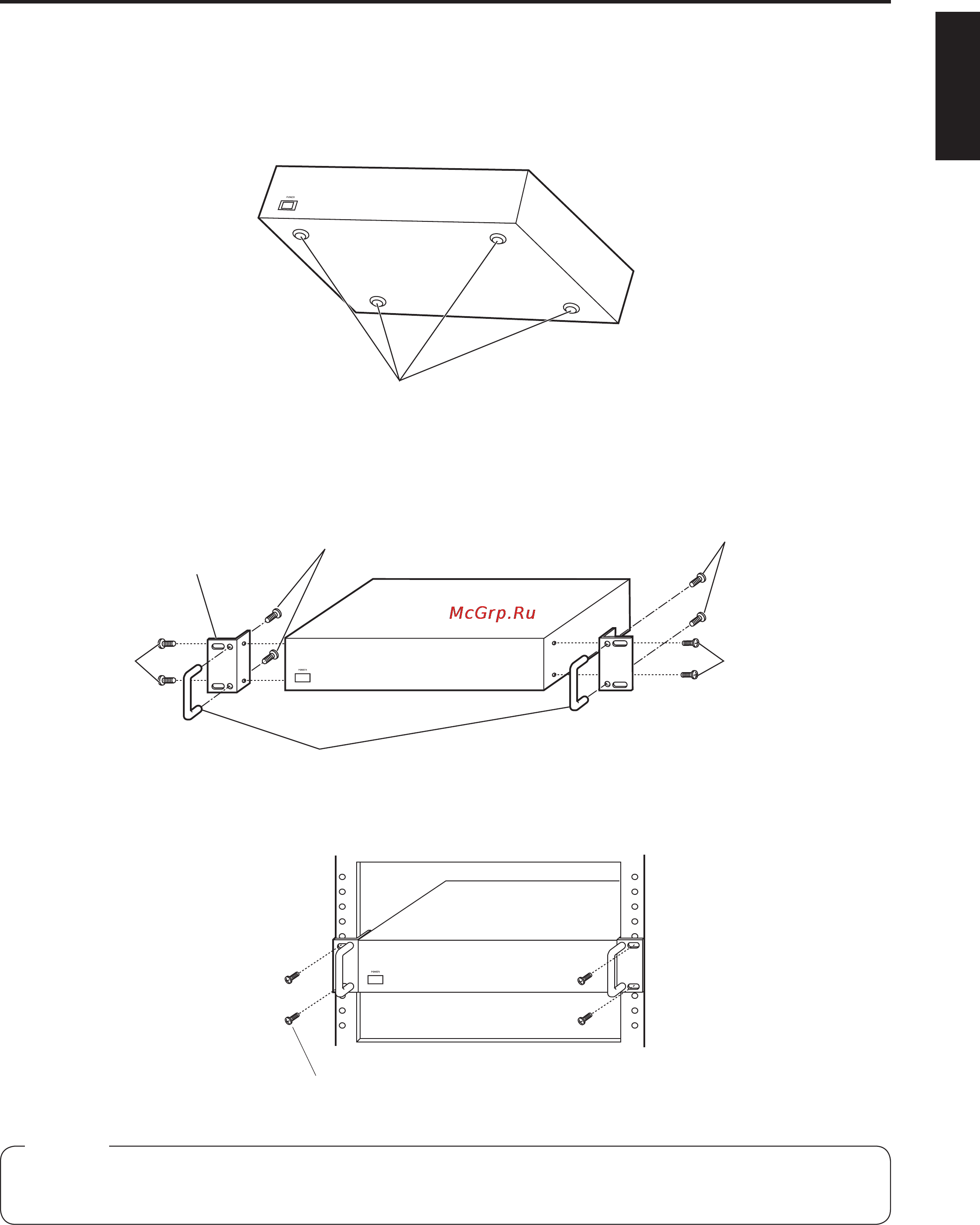 Panasonic AW-RC600 [19/124] Rack mounting
