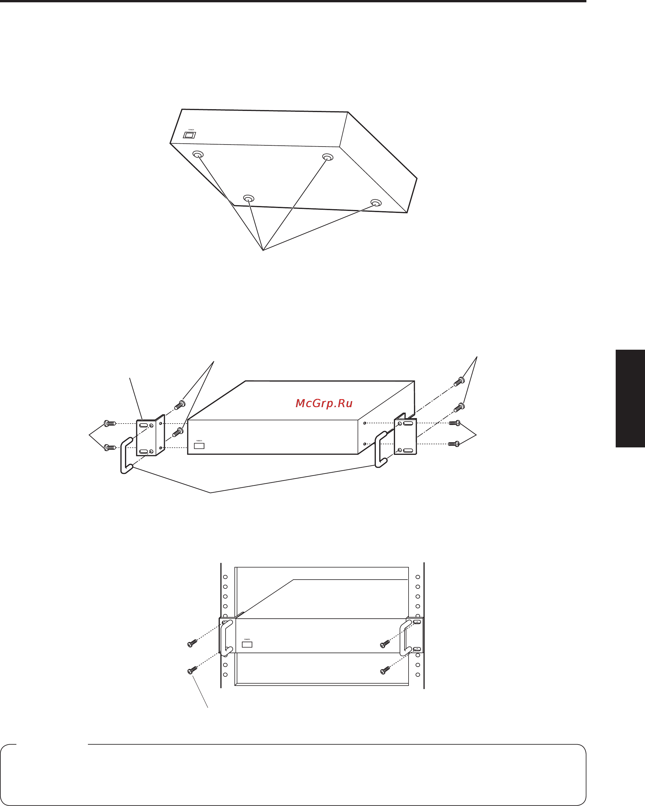 Panasonic AW-RC600 [79/124] Montaggio su rack