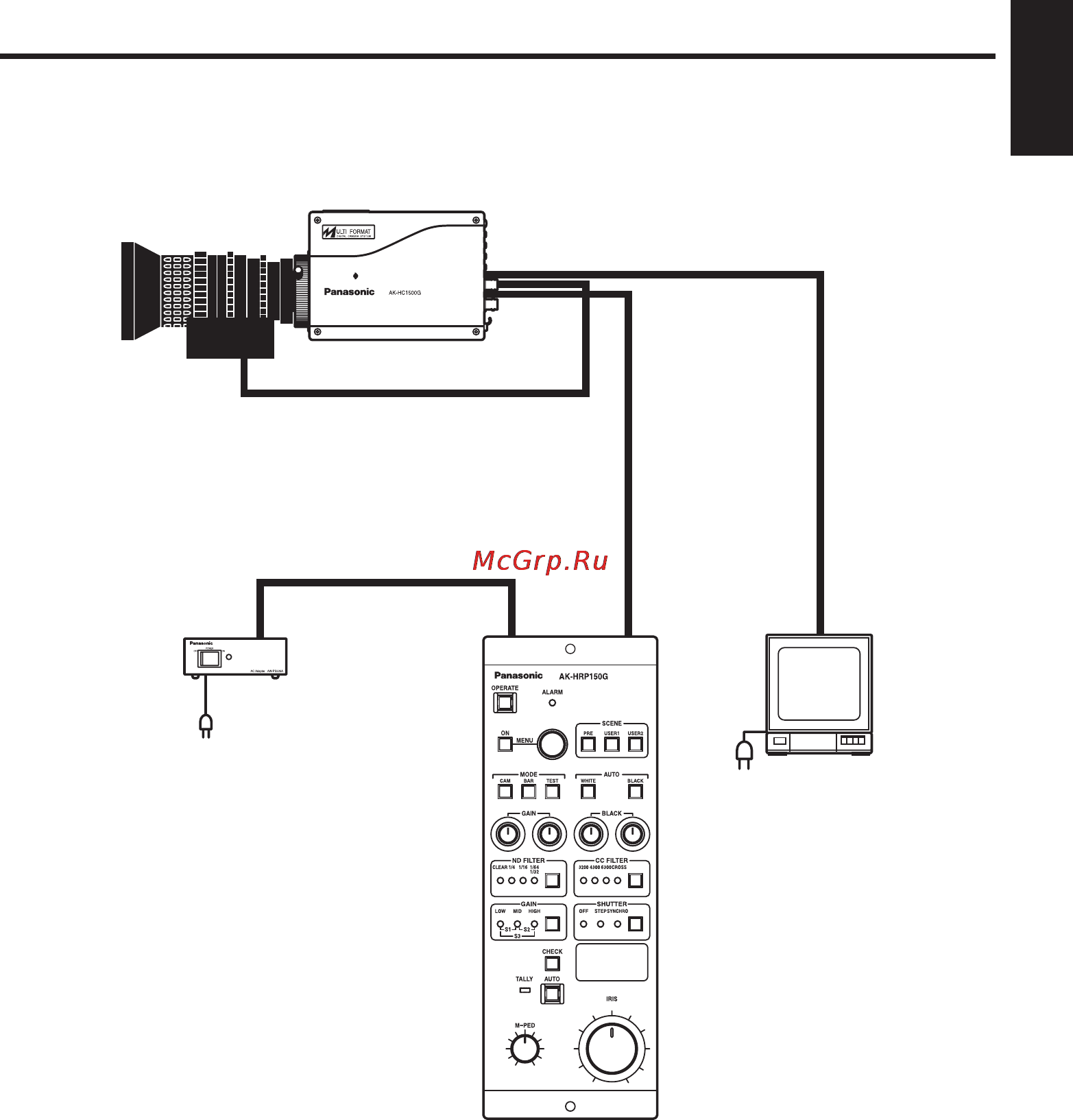 Panasonic AK-HRP150 [13/103] Multi purpose camera control system configuration