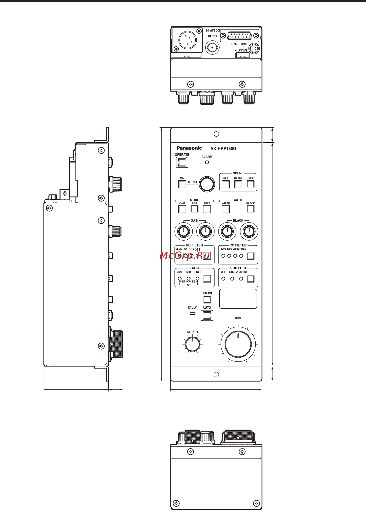 Panasonic AK-HRP150 [74/103] Внешний вид