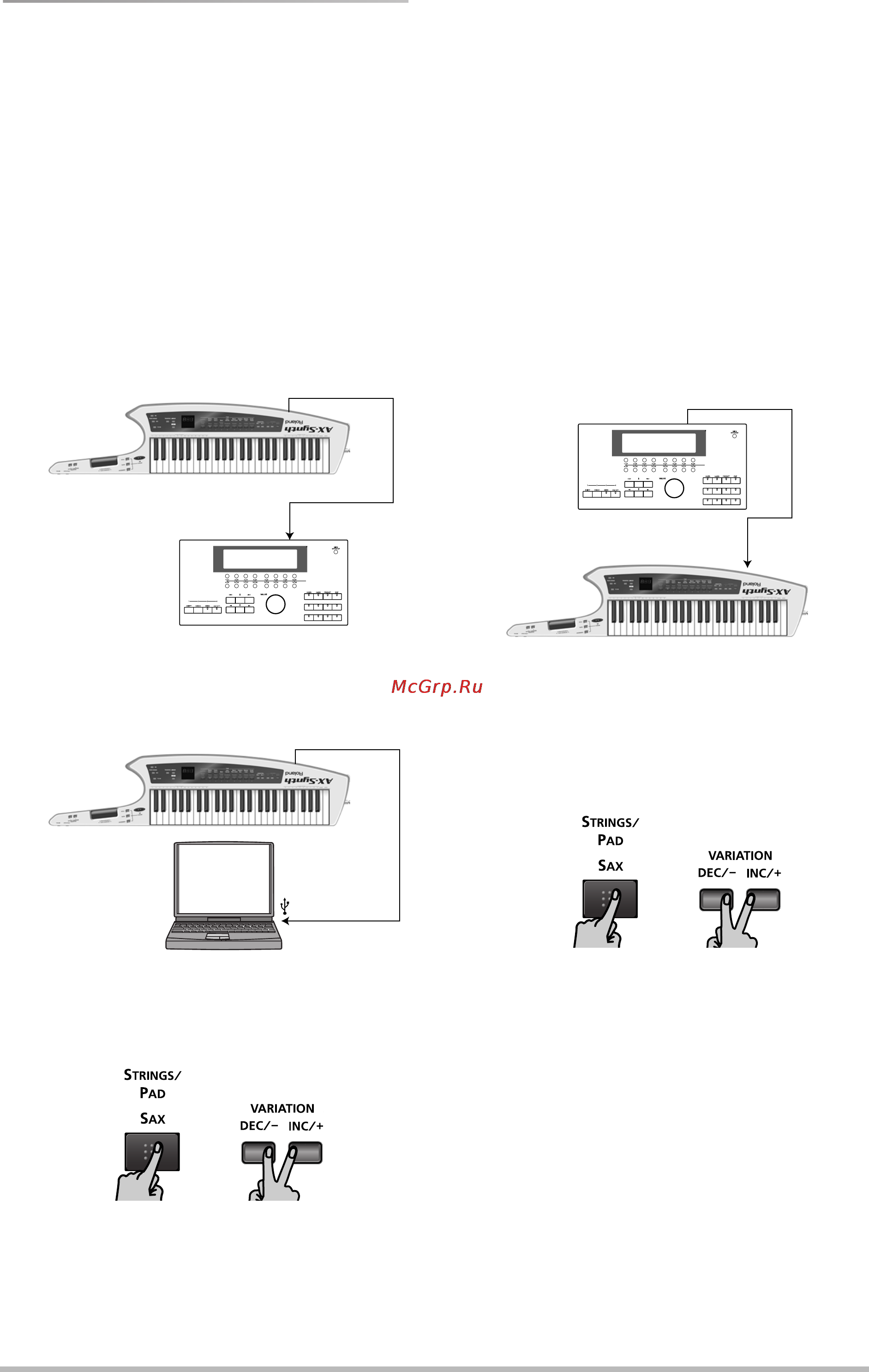Roland AX-SYNTH-BK [29/42] Функция bulk dump