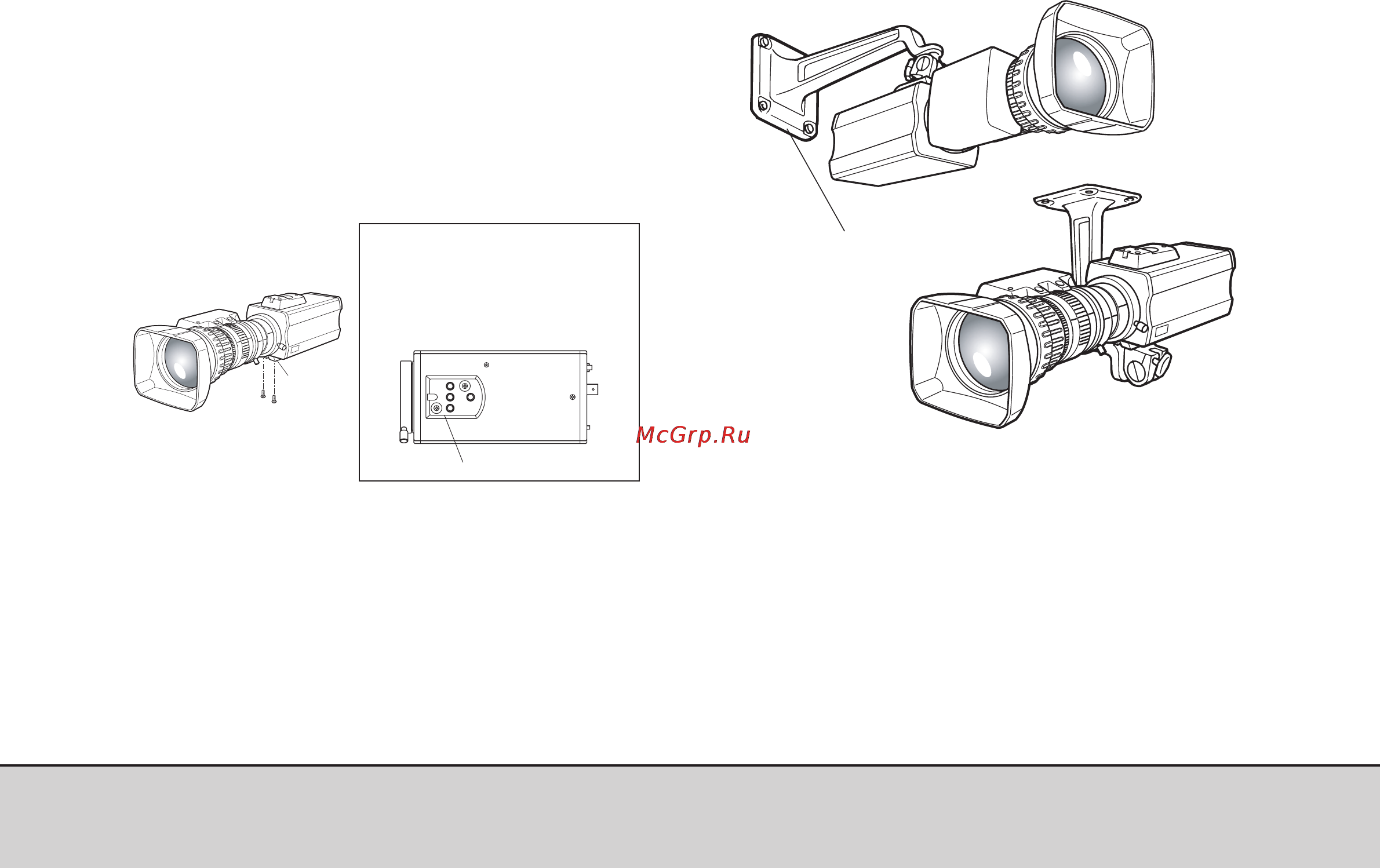Panasonic AW-E650 [14/69] Монтаж камеры