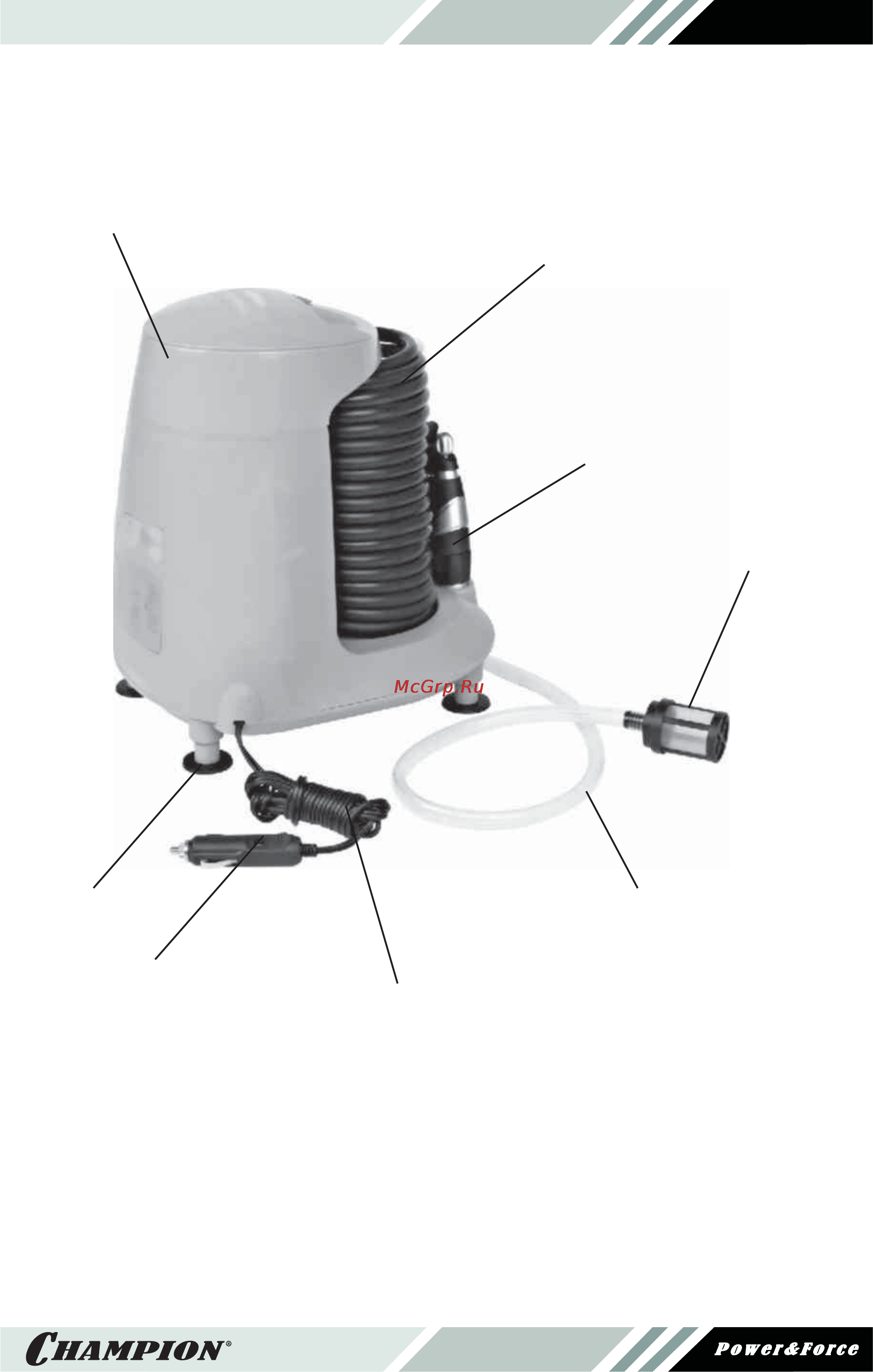 Champion HP 1120 (АВТОМОБИЛЬНАЯ 12В) [7/12] Описание устройства