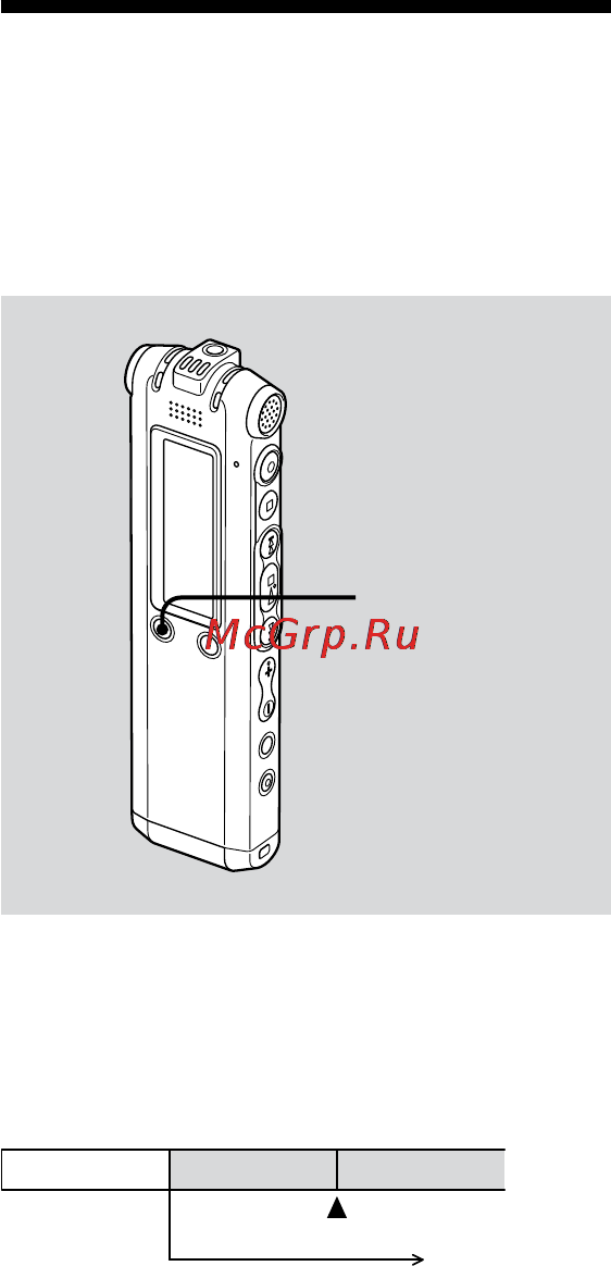 Sony ICD-SX57 [30/92] Разделение сообщения на две части во время записи