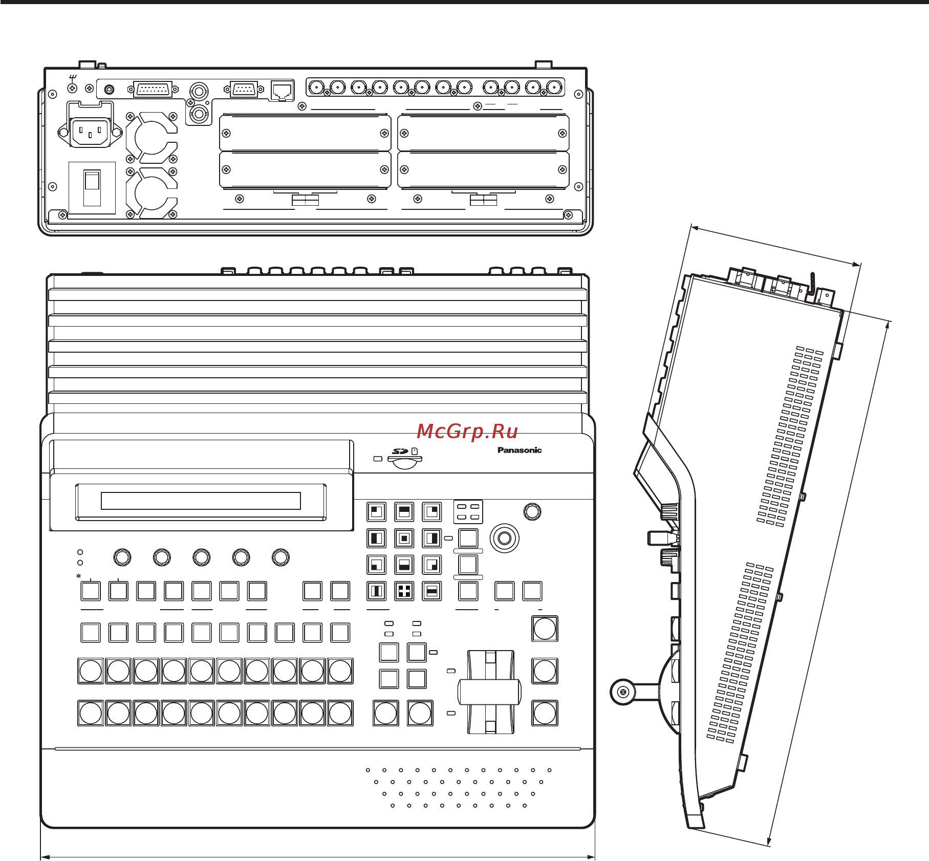 Panasonic AV-HS400 [91/98] Внешний вид