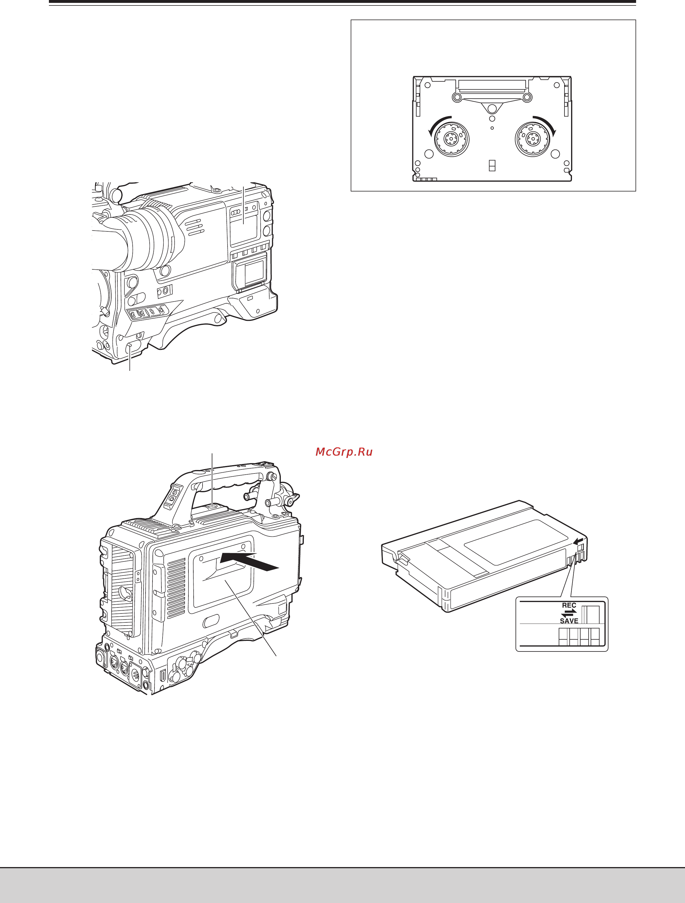 Panasonic AJ-SDC905 [20/108] Глава 3 запись и воспроизведение