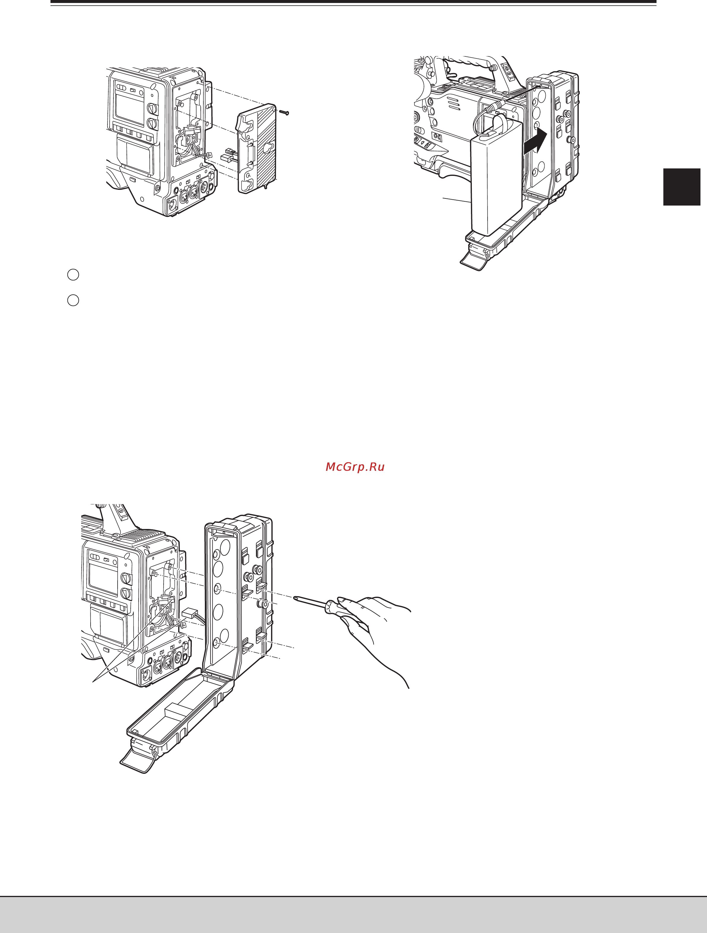 Panasonic AJ-SDC905 [59/108] Глава 5 подготовка