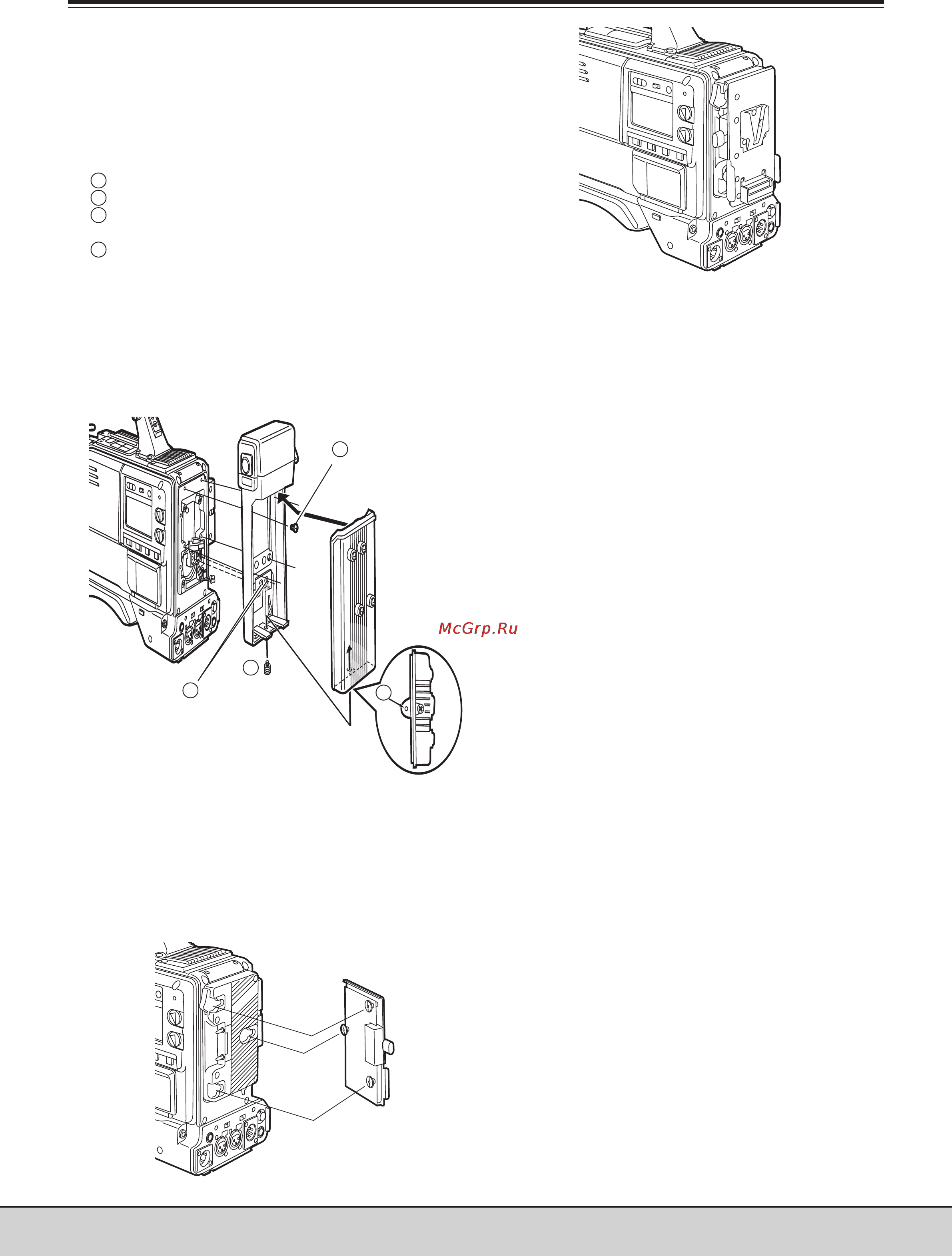 Panasonic AJ-SDC905 [60/108] Глава 5 подготовка