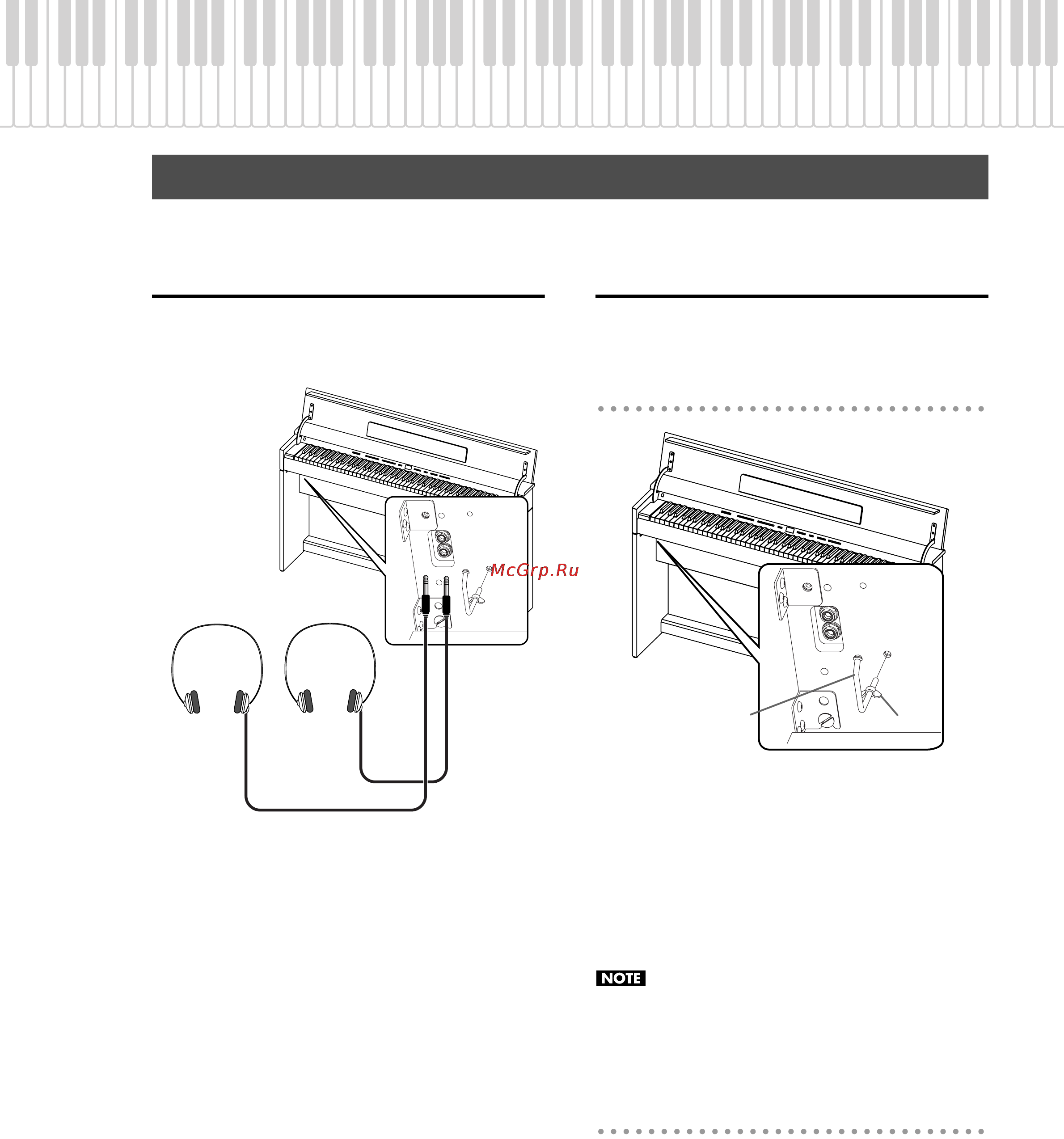 Roland DP-990F MC [21/85] Работа с наушниками