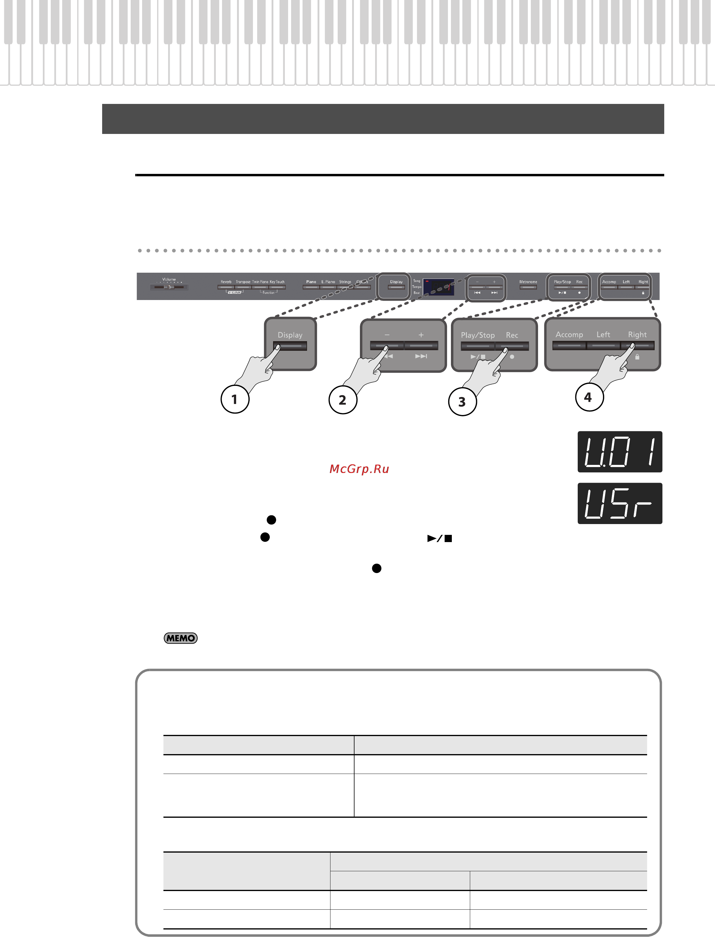Roland DP-990F MC [47/85] Дополнительные возможности записи