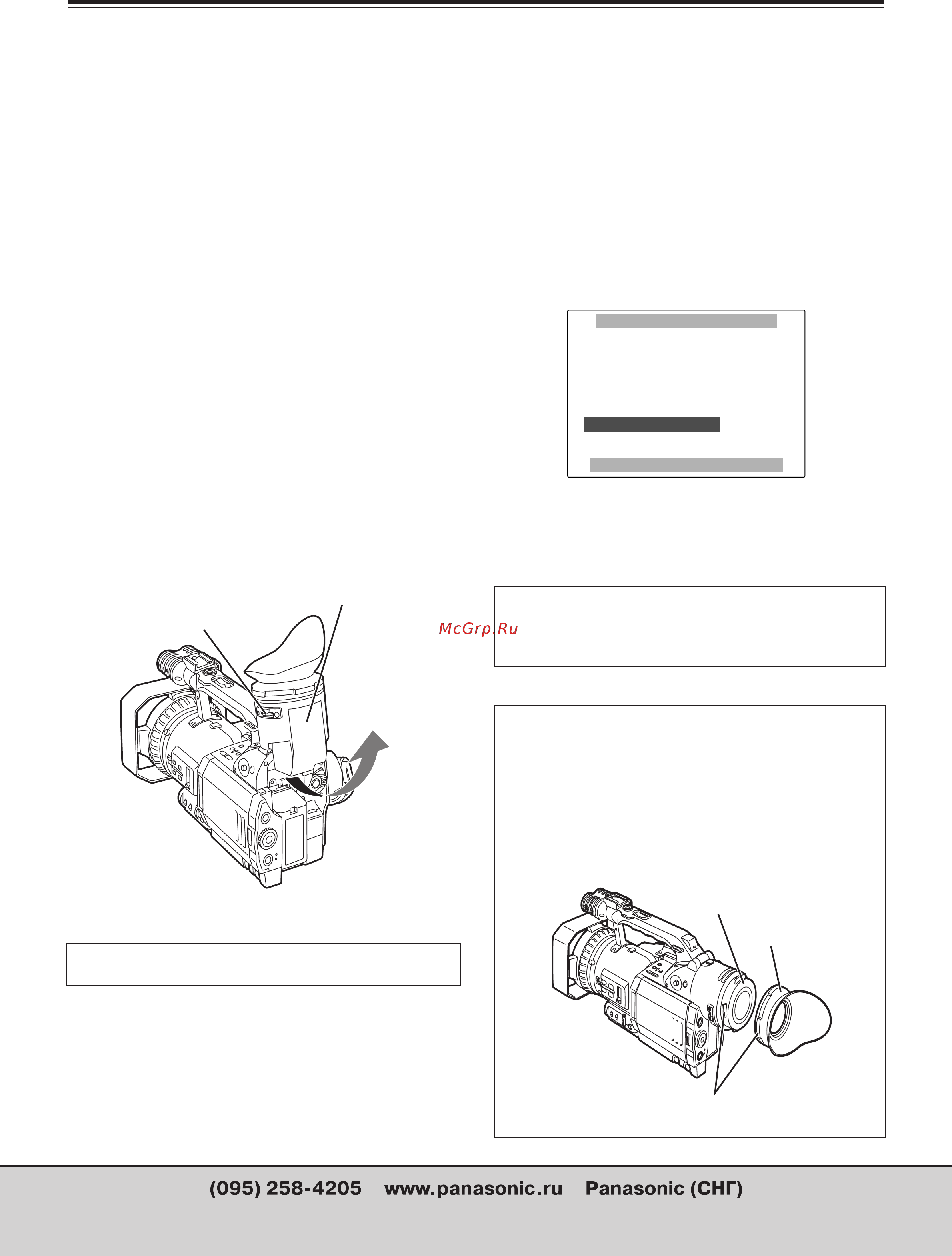 Panasonic AG-DVX100BE [24/68] Видоискатели