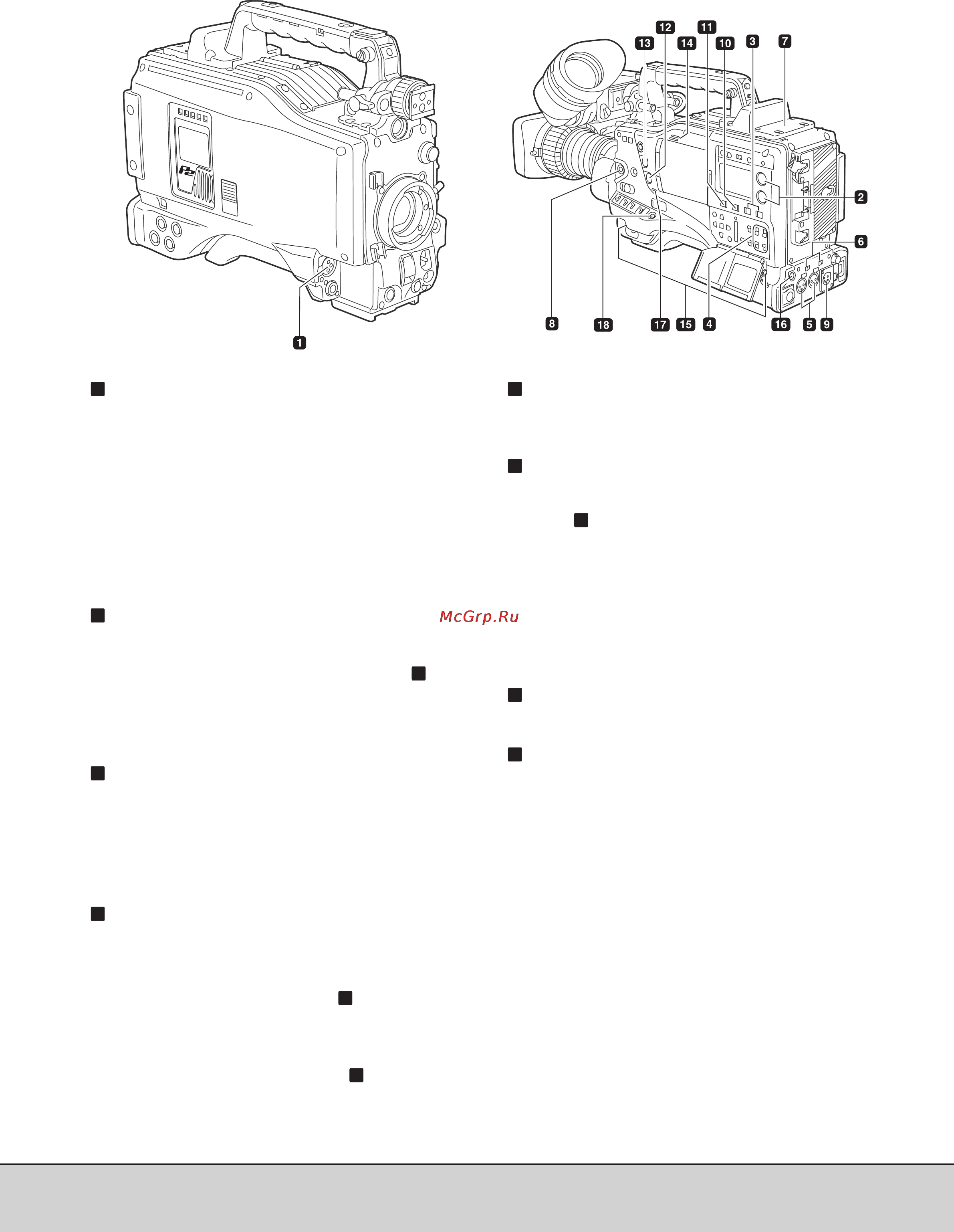 Panasonic AJ-SPX800 [12/117] 2 секция аудиовходов