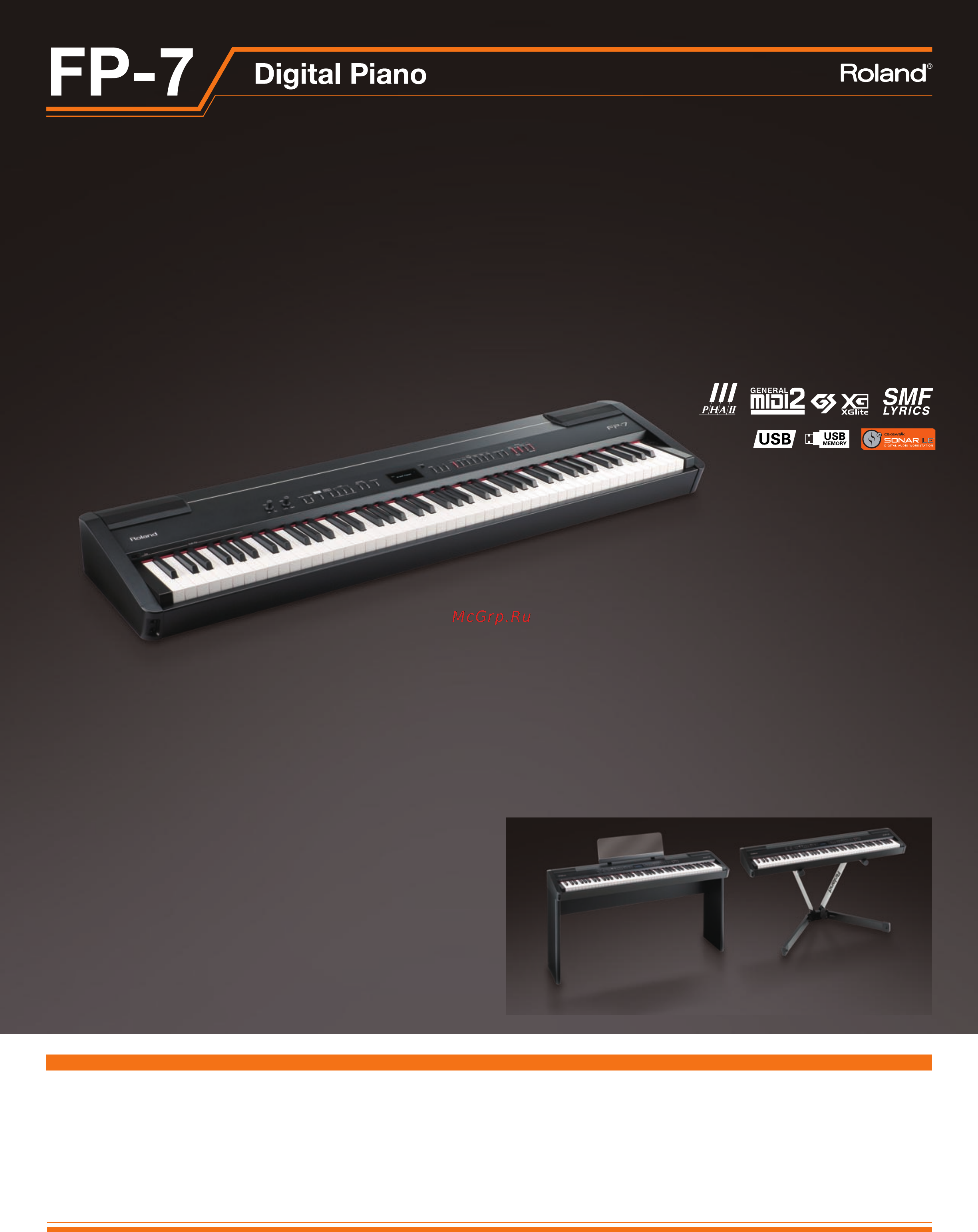 Roland FP-4 WH Инструкция по эксплуатации онлайн