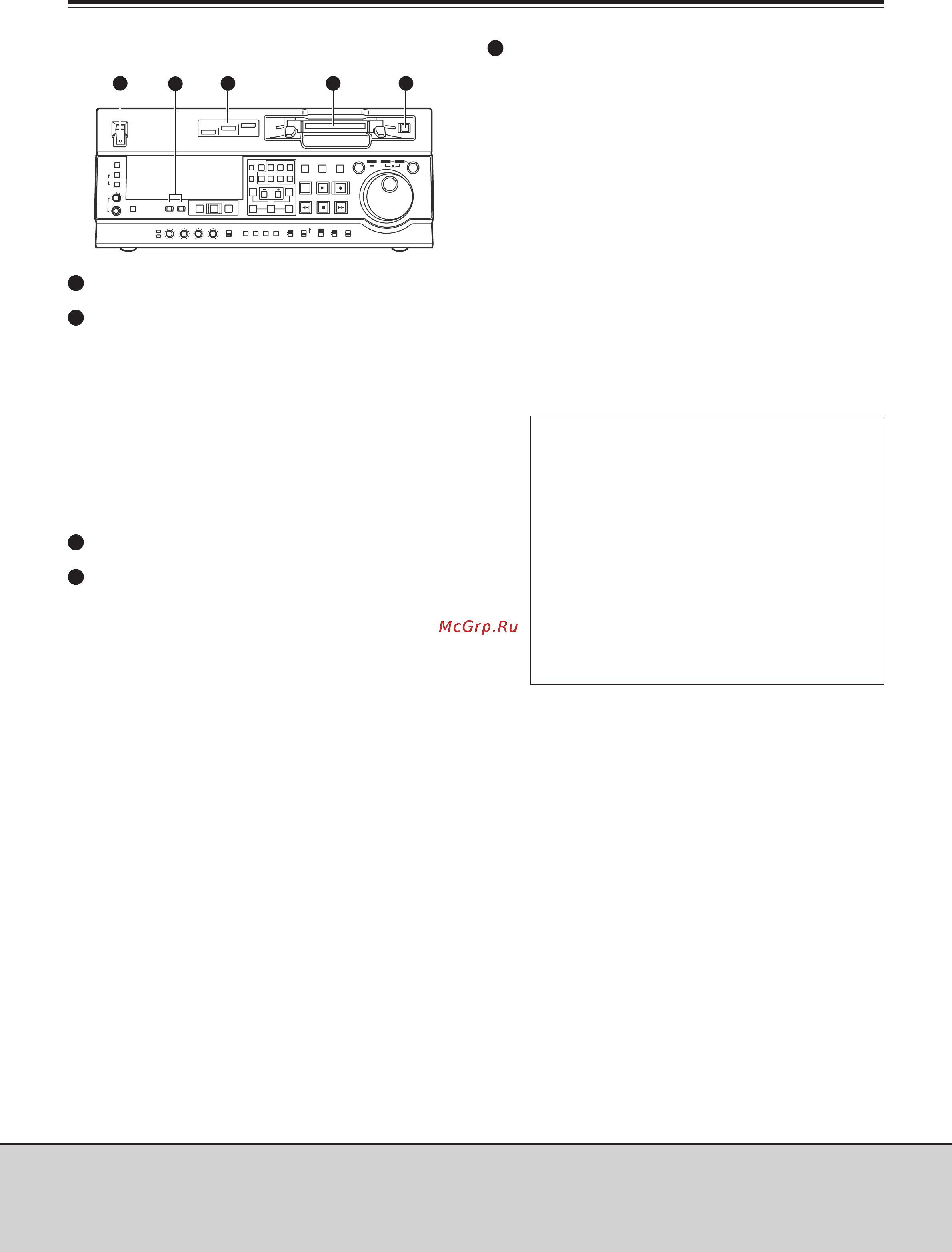 Panasonic AJ-SD930B [6/77] Компоненты и их функции