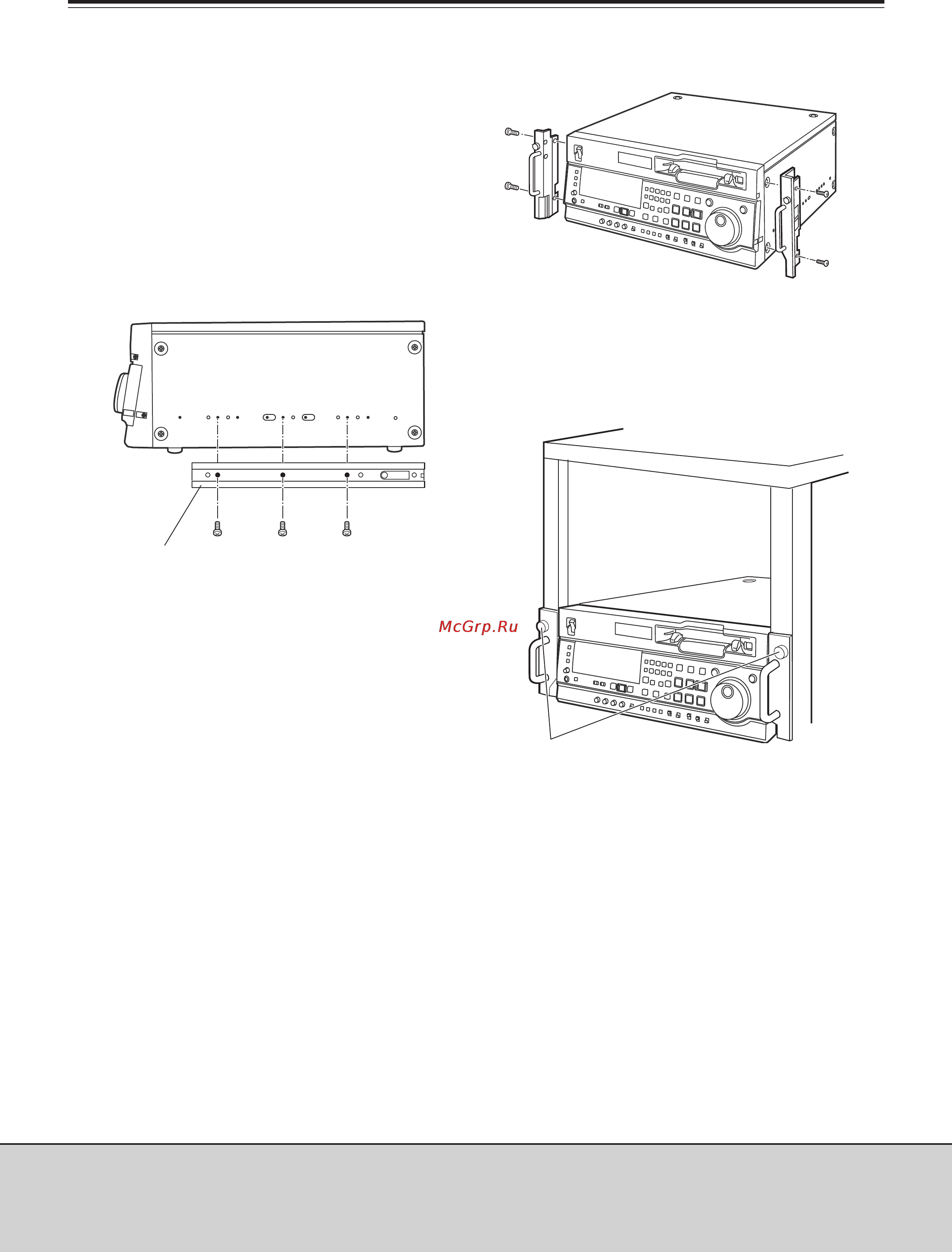 Panasonic AJ-SD930B [60/77] Монтаж в стойку