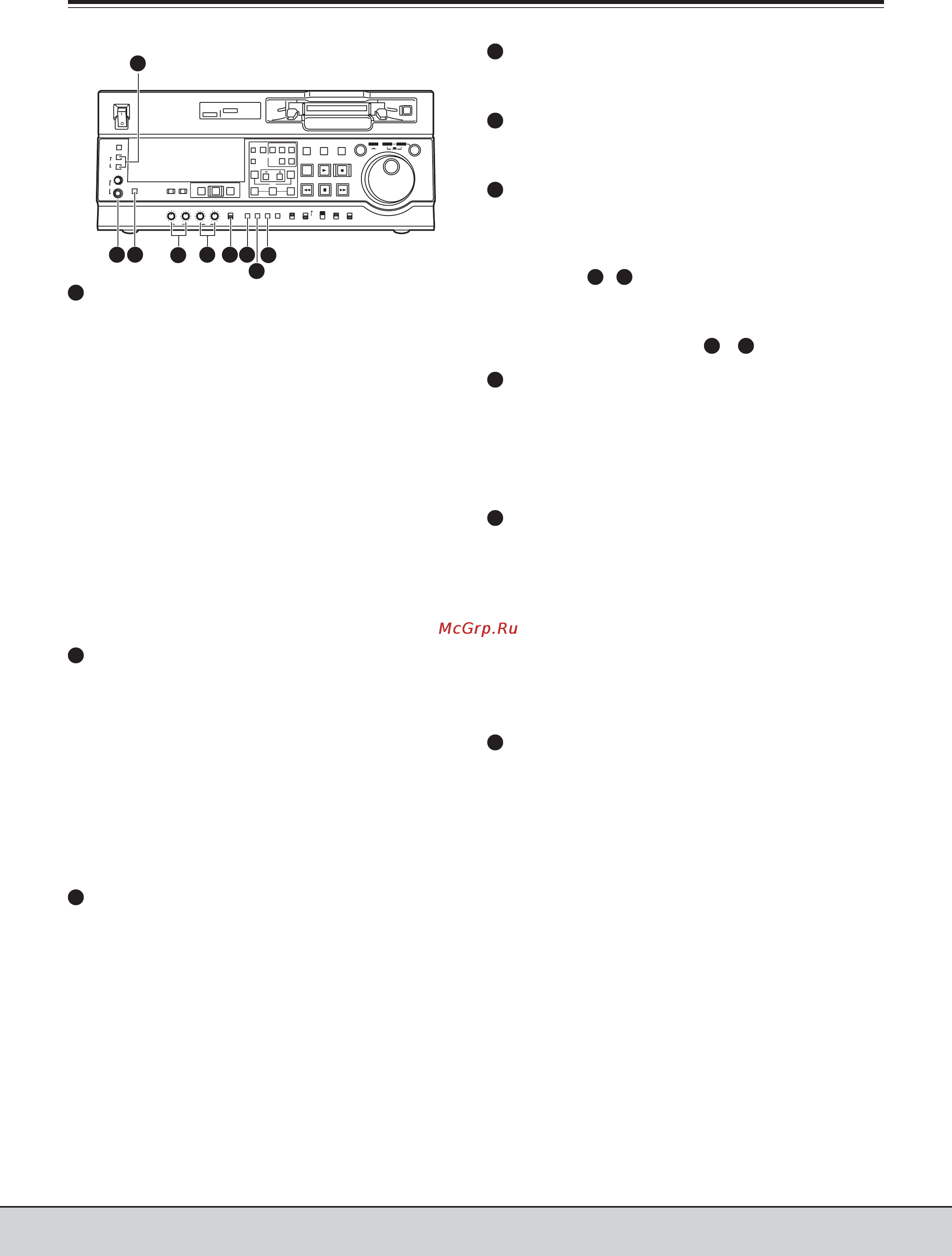 Panasonic AJ-SD755 [10/78] Элементы управления и их функции