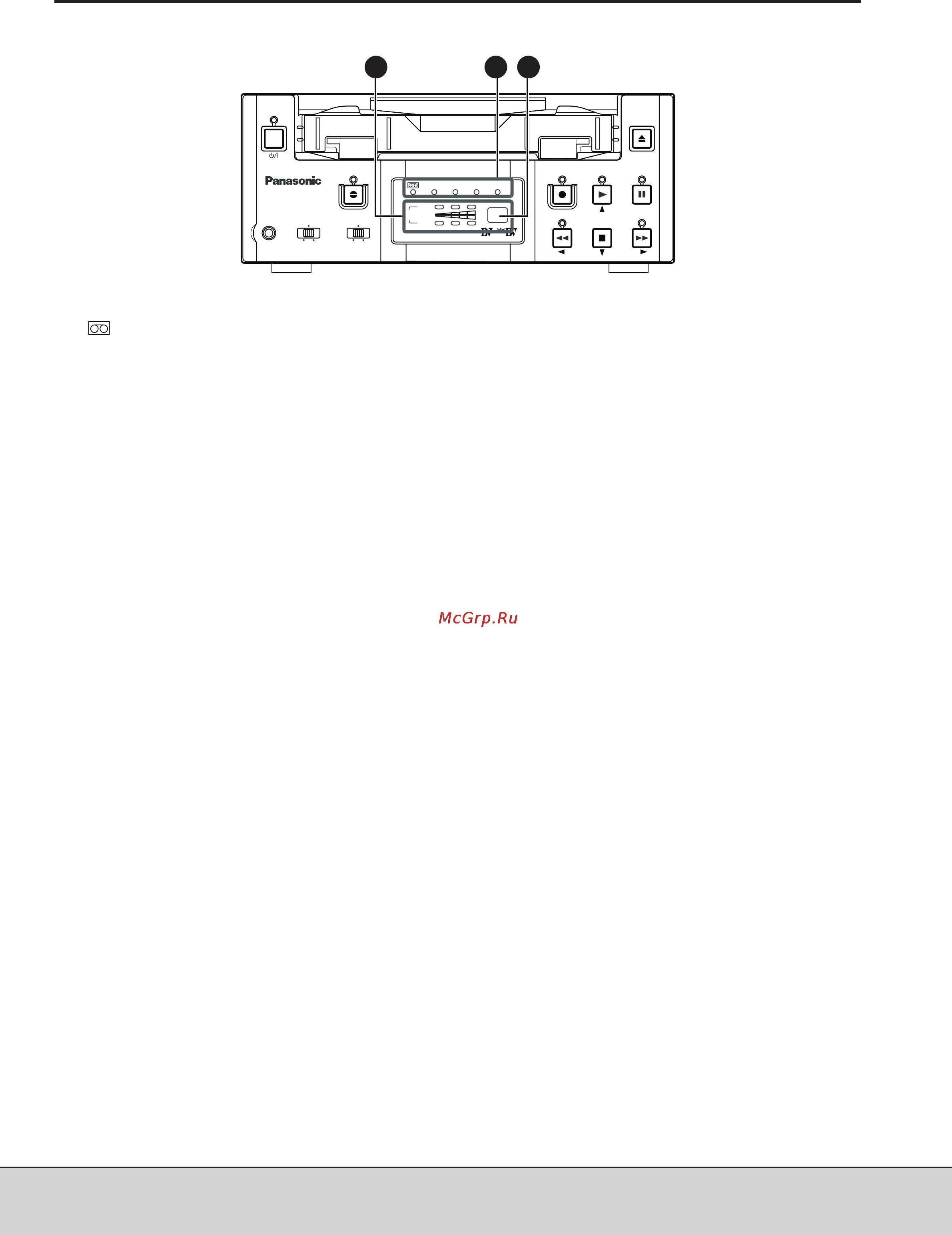 Panasonic AG-DV2500E Инструкция по эксплуатации онлайн [13/68] 13593