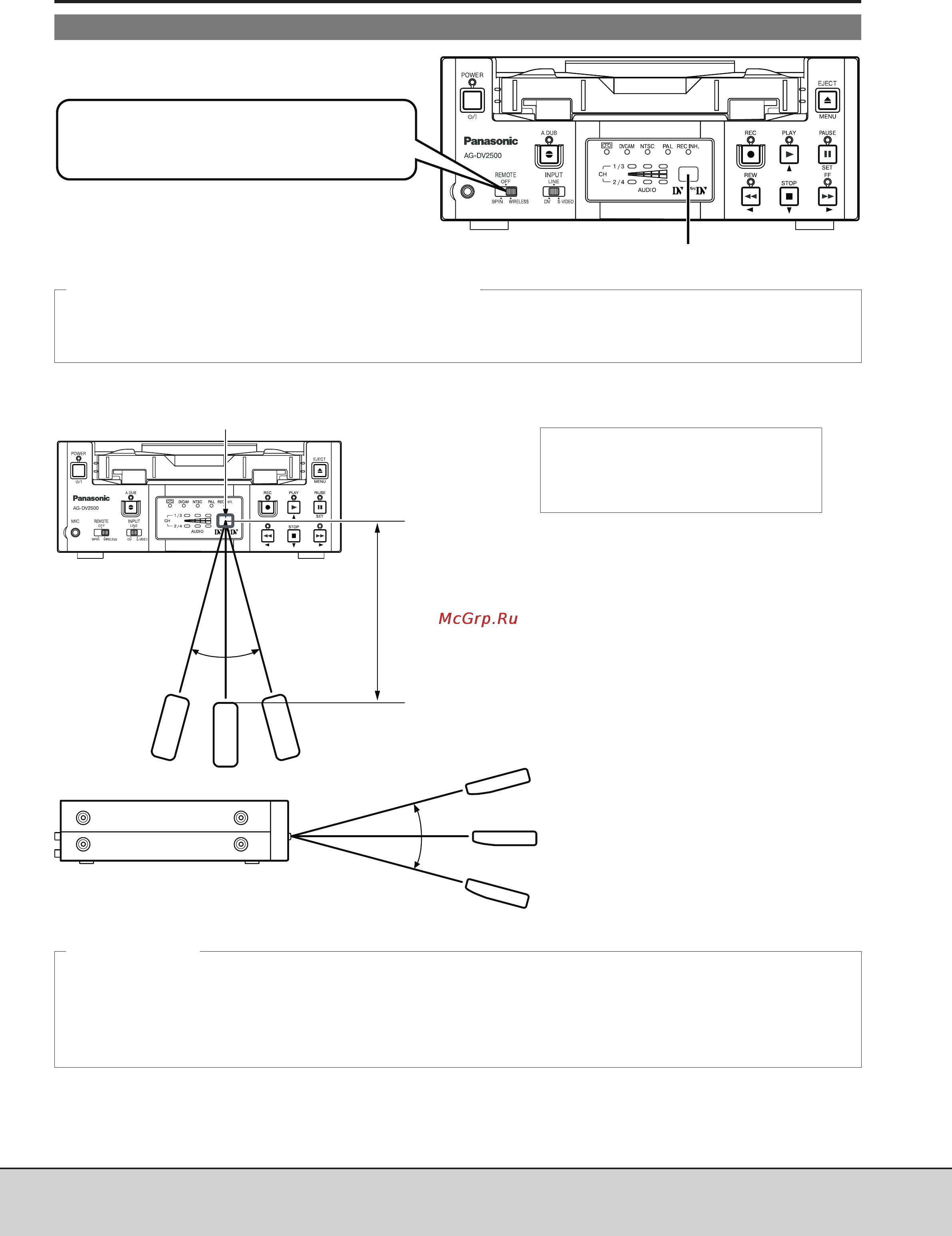 Panasonic AG-DV2500E [25/68] Использование пульта ду