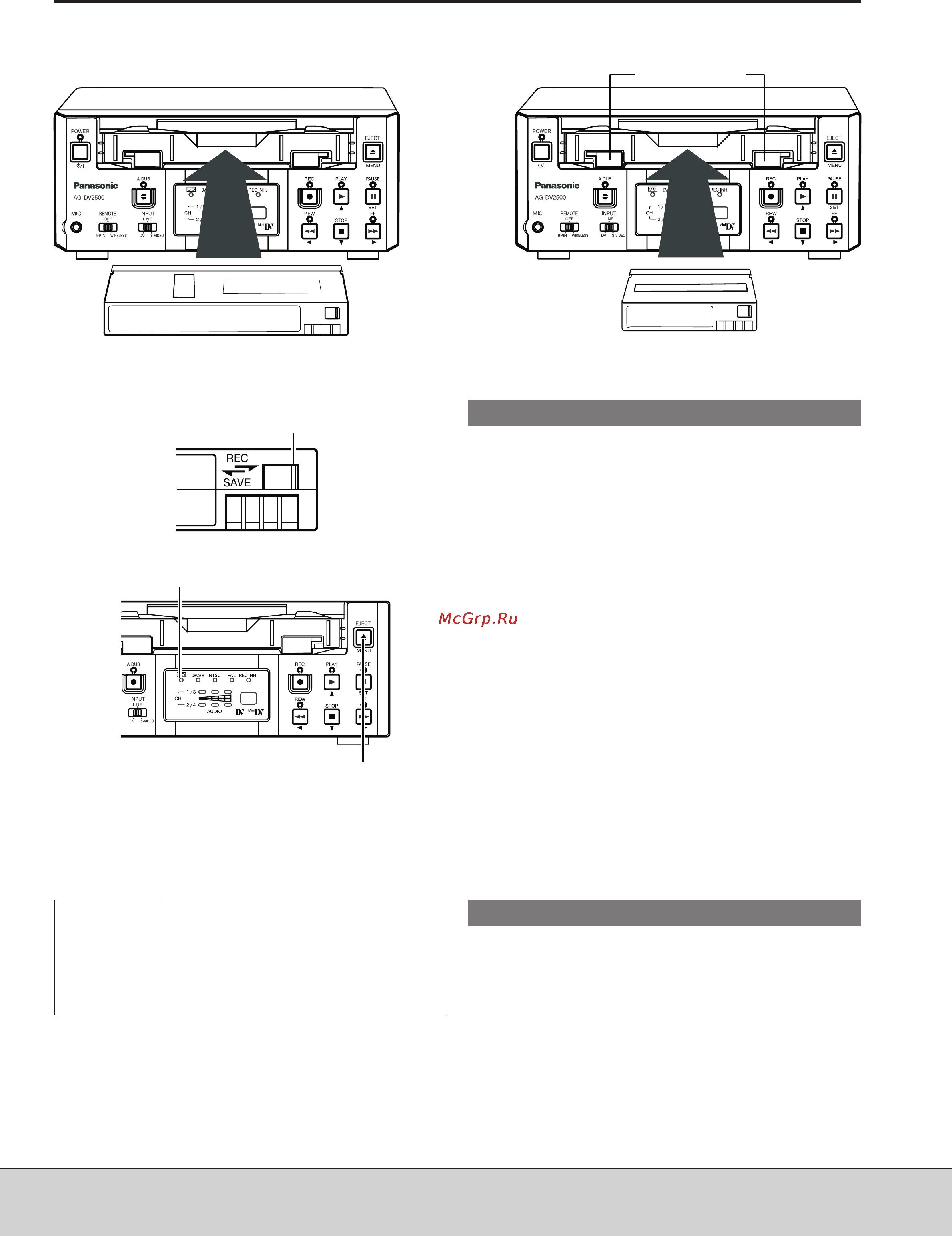 Panasonic AG-DV2500E [29/68] Подготовка