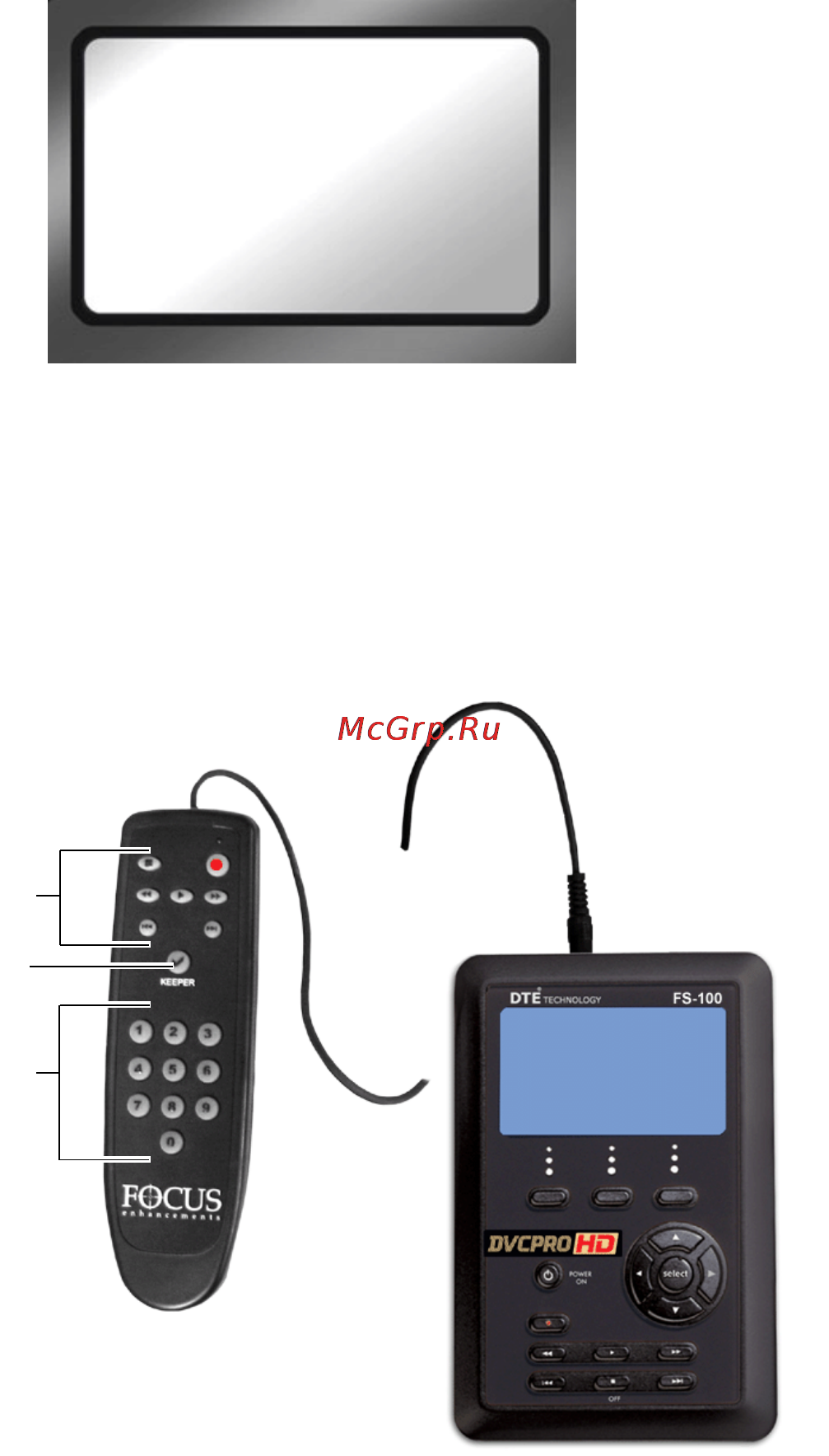 Panasonic FS-100 [104/154] Control screen