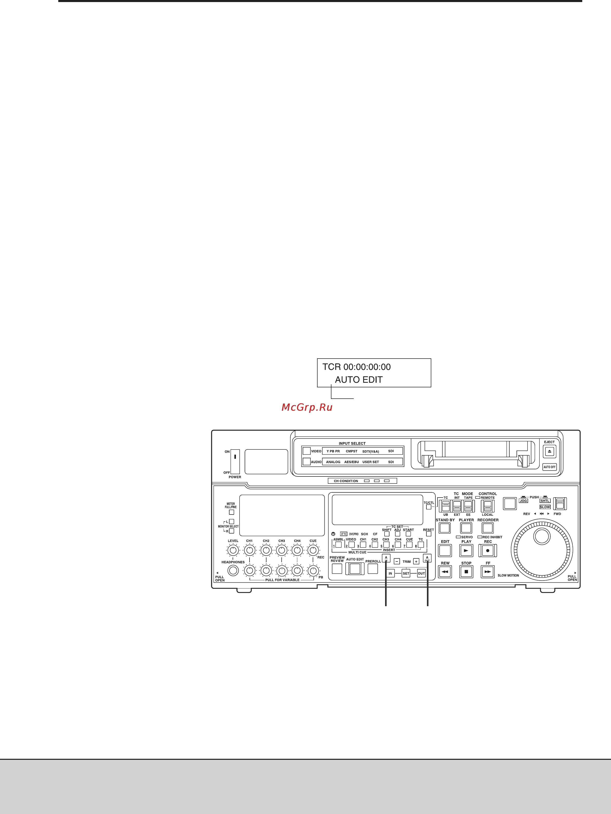 Panasonic AJ-D960E(EG) [41/122] Монтаж с раздельной разметкой звука