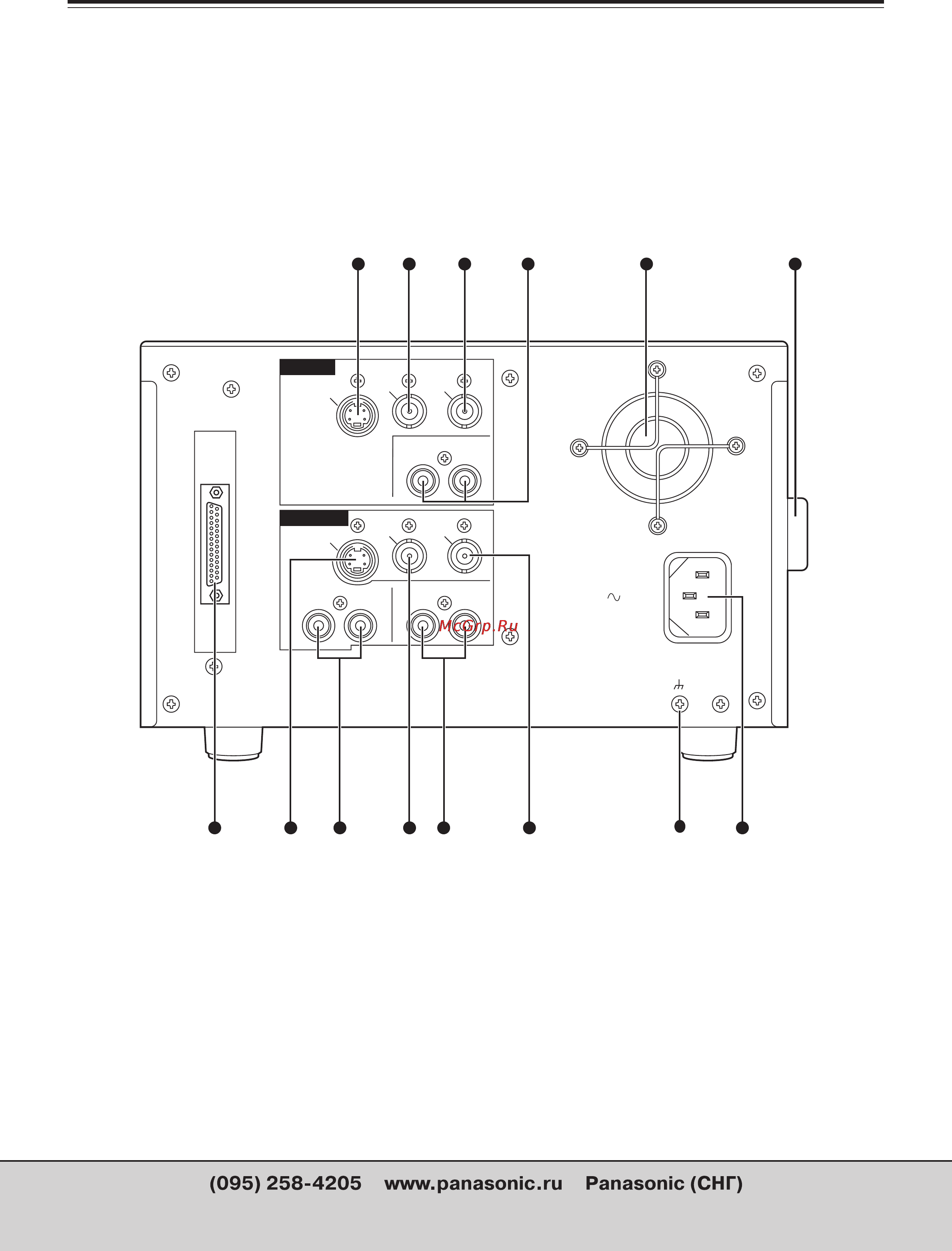 Panasonic AJ-D250 [9/80] Компоненты и их функции