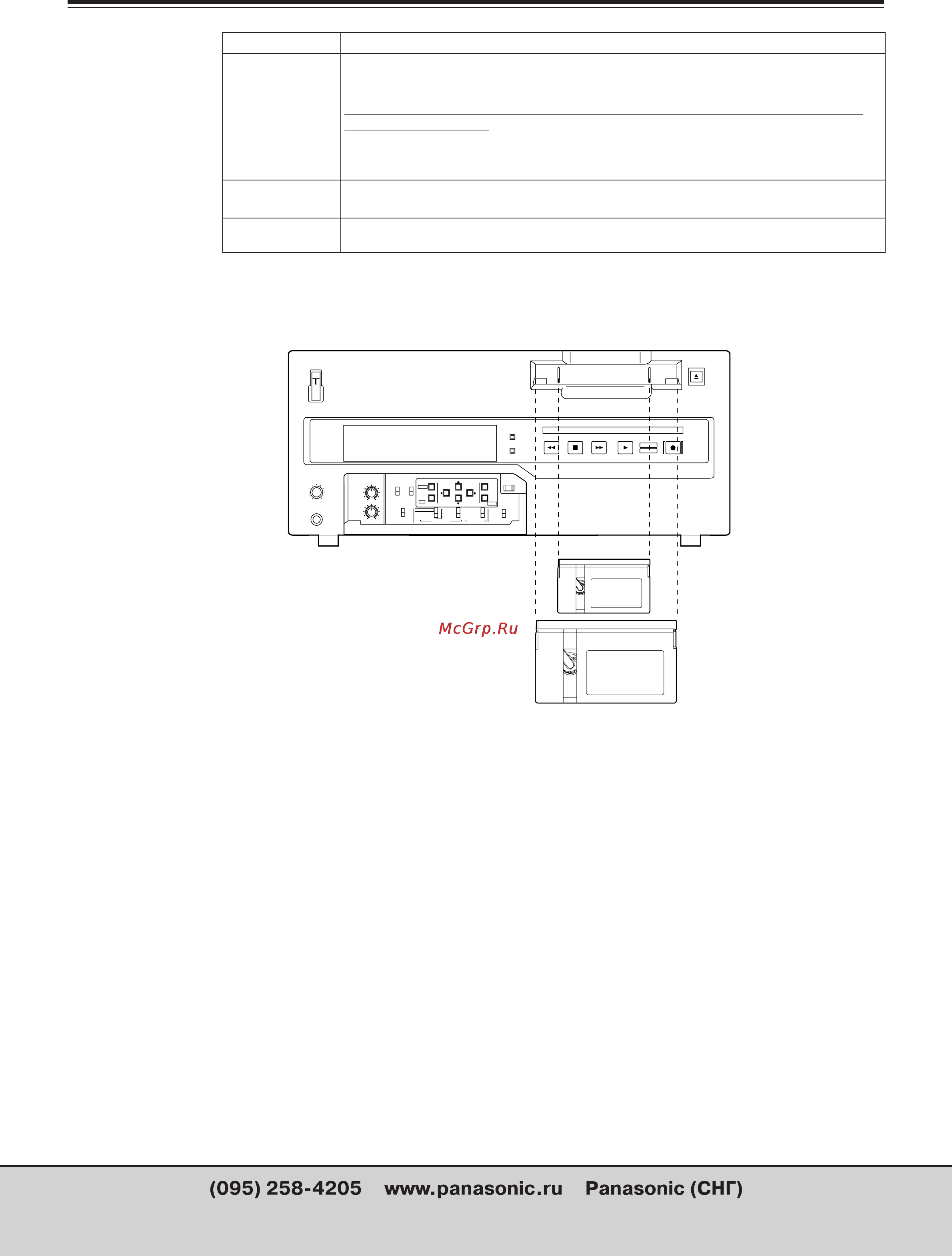 Panasonic AJ-D455 [15/53] Кассеты и пленки