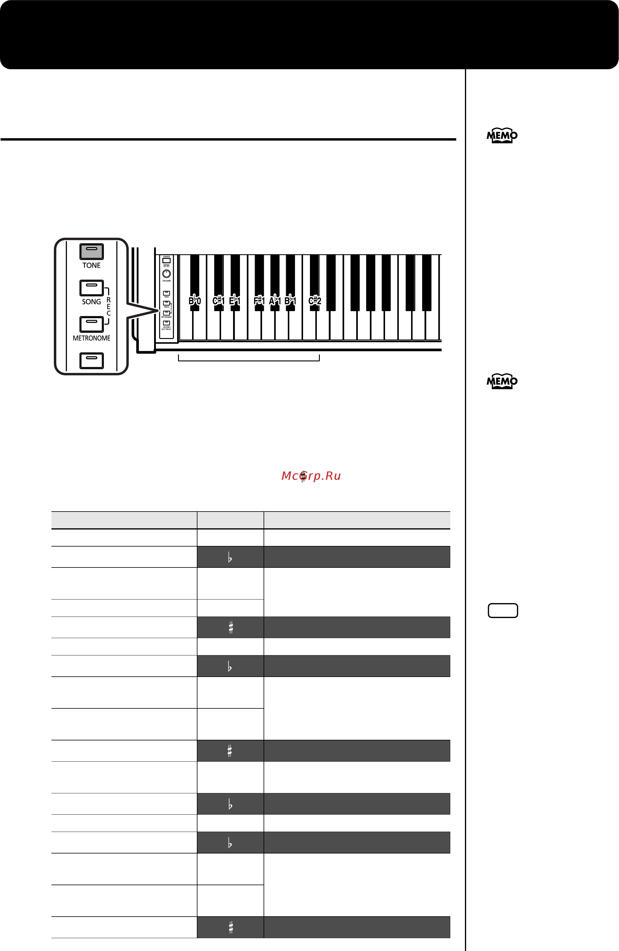 Roland RP101-ERW [17/48] Исполнение
