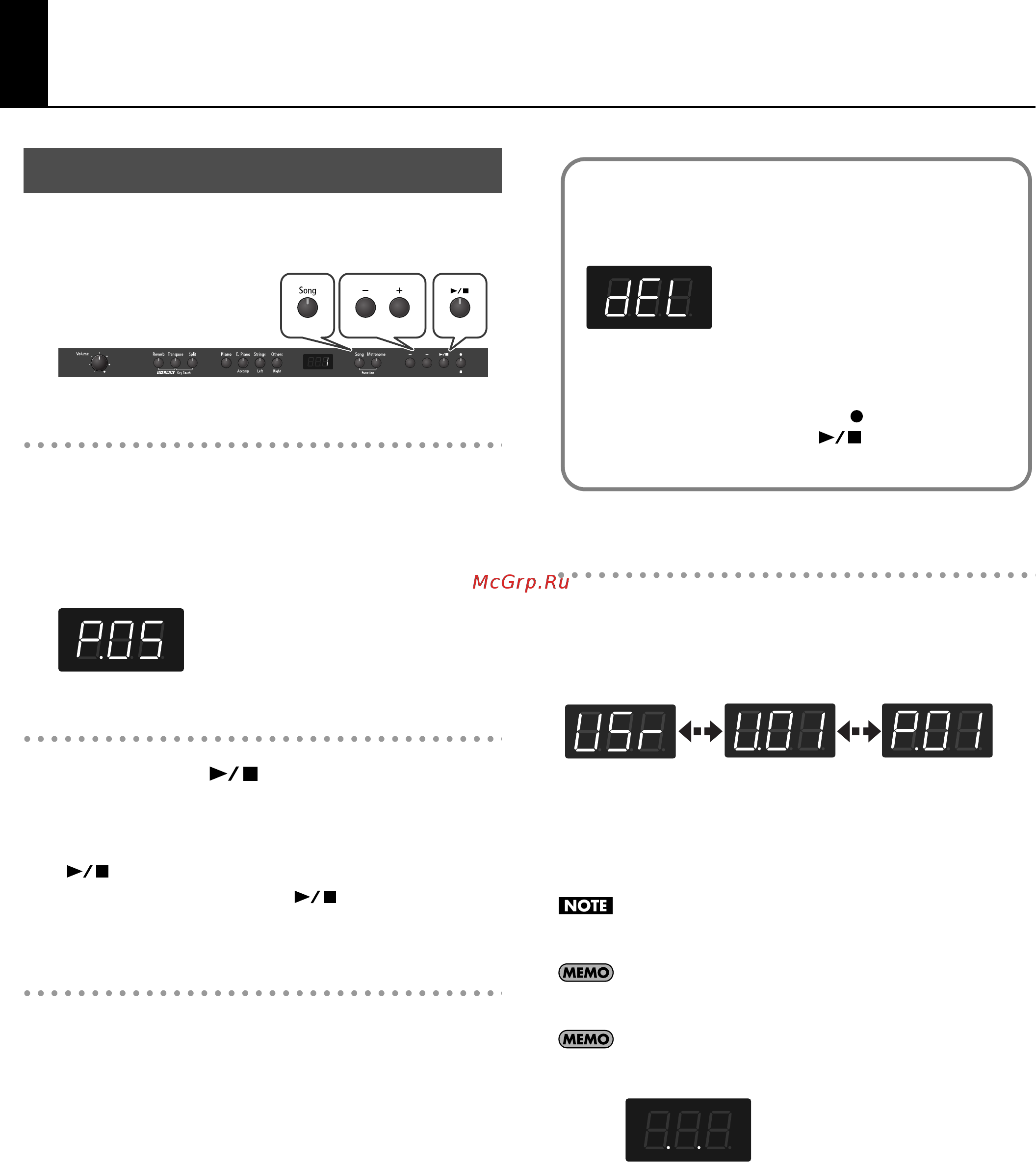 Roland RP201-RWA [27/61] Роб