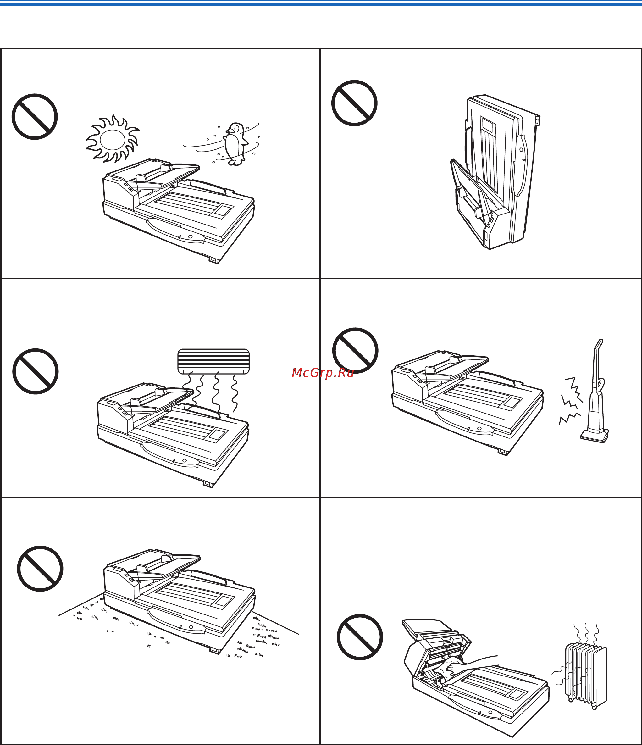 Panasonic KV-S7065C [6/44] Предостережения