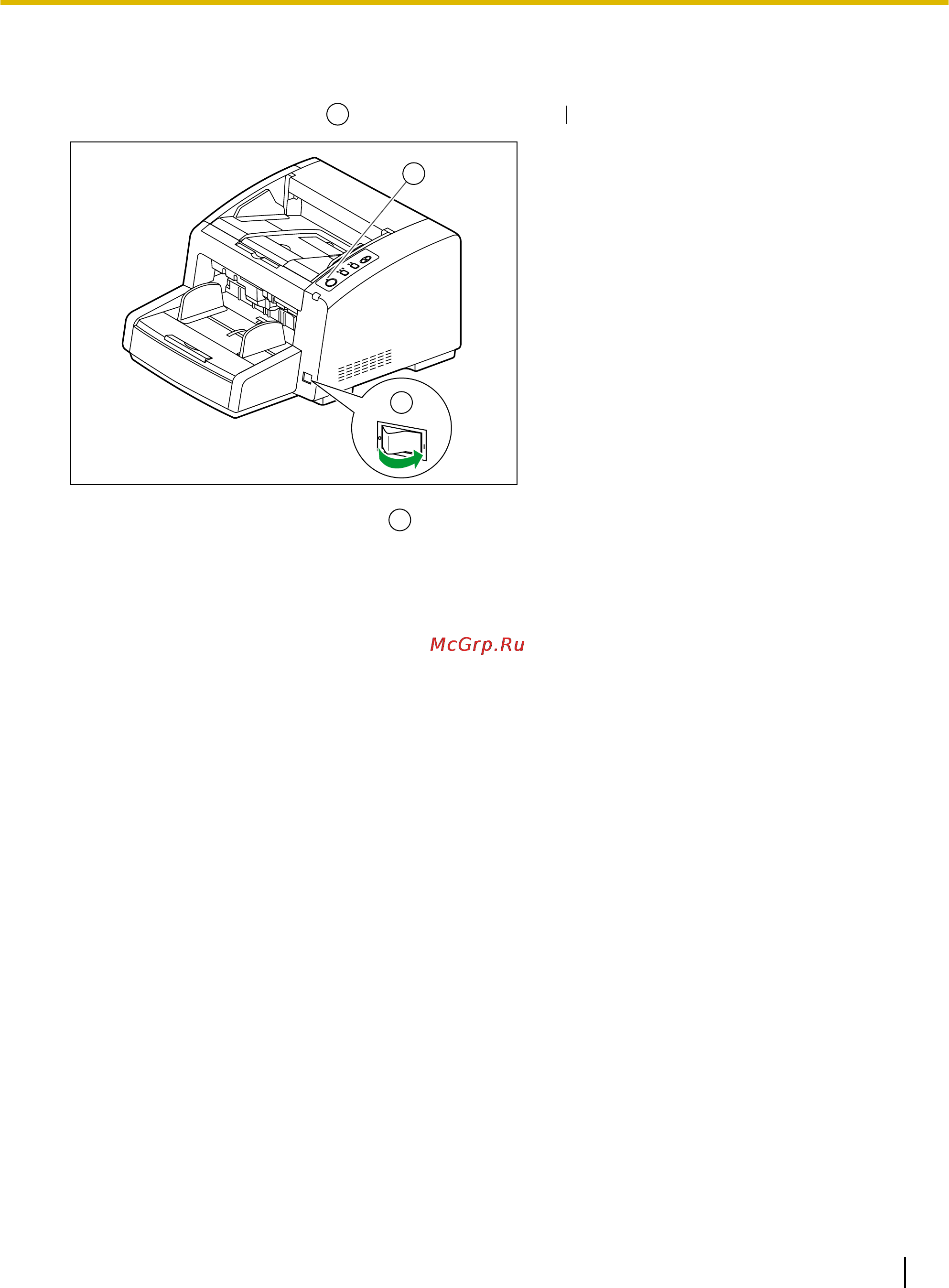 Panasonic KV-S4085C [21/96] Включение питания сканера