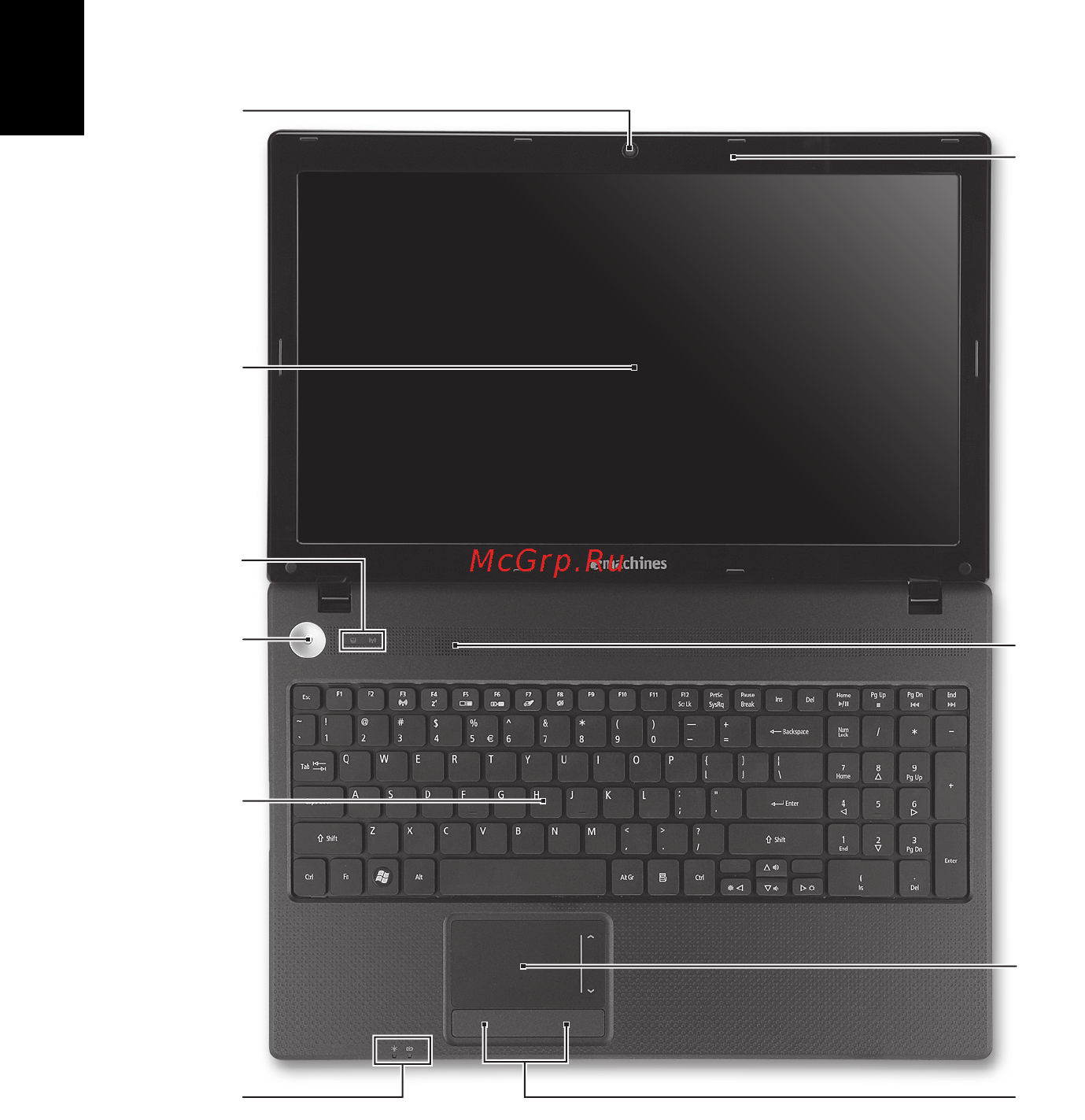 E-Machines E642G-P342G32Mikk [4/10] Знакомство с ноутбуком emachines