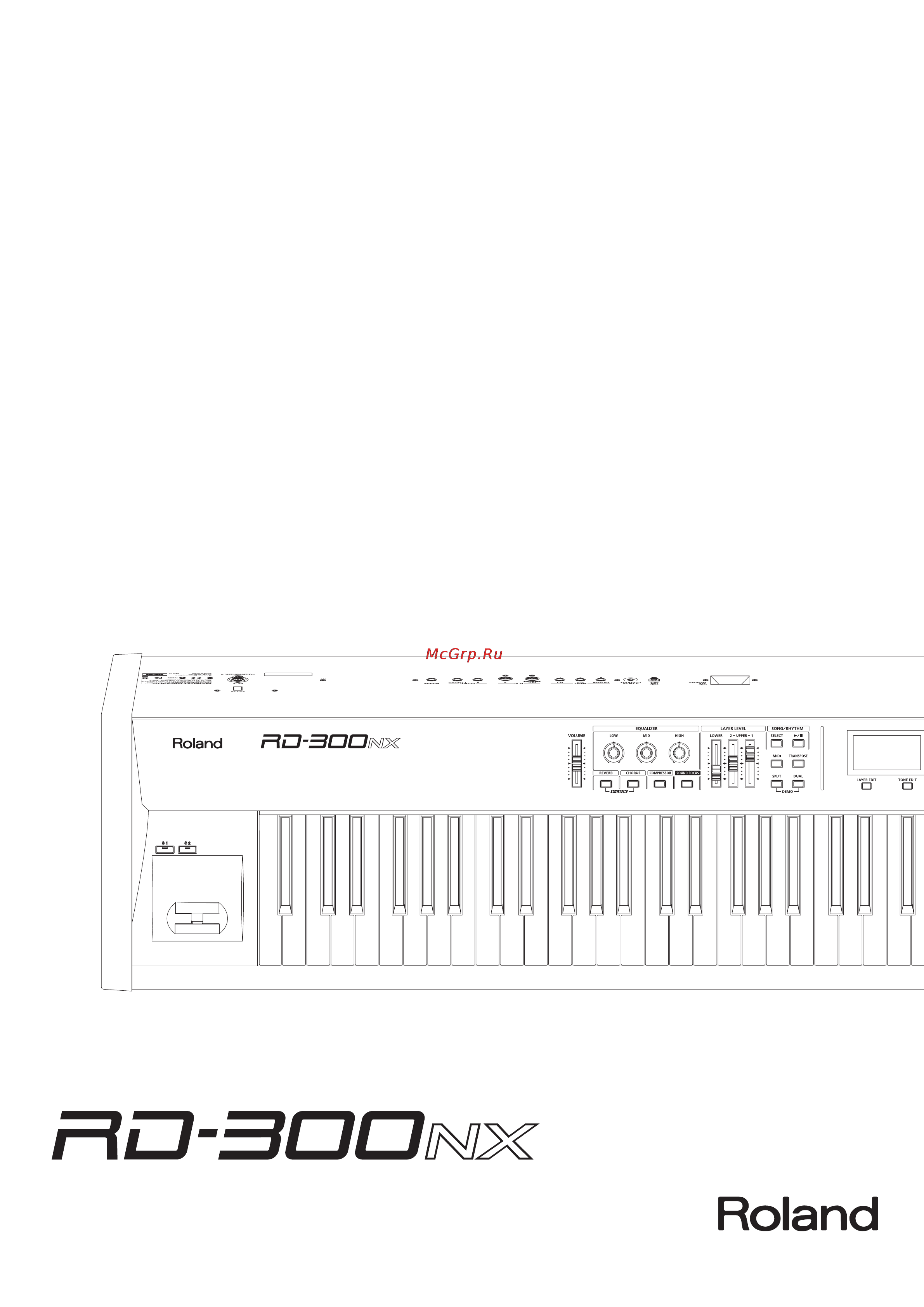 Roland RD-300NX Инструкция по эксплуатации онлайн