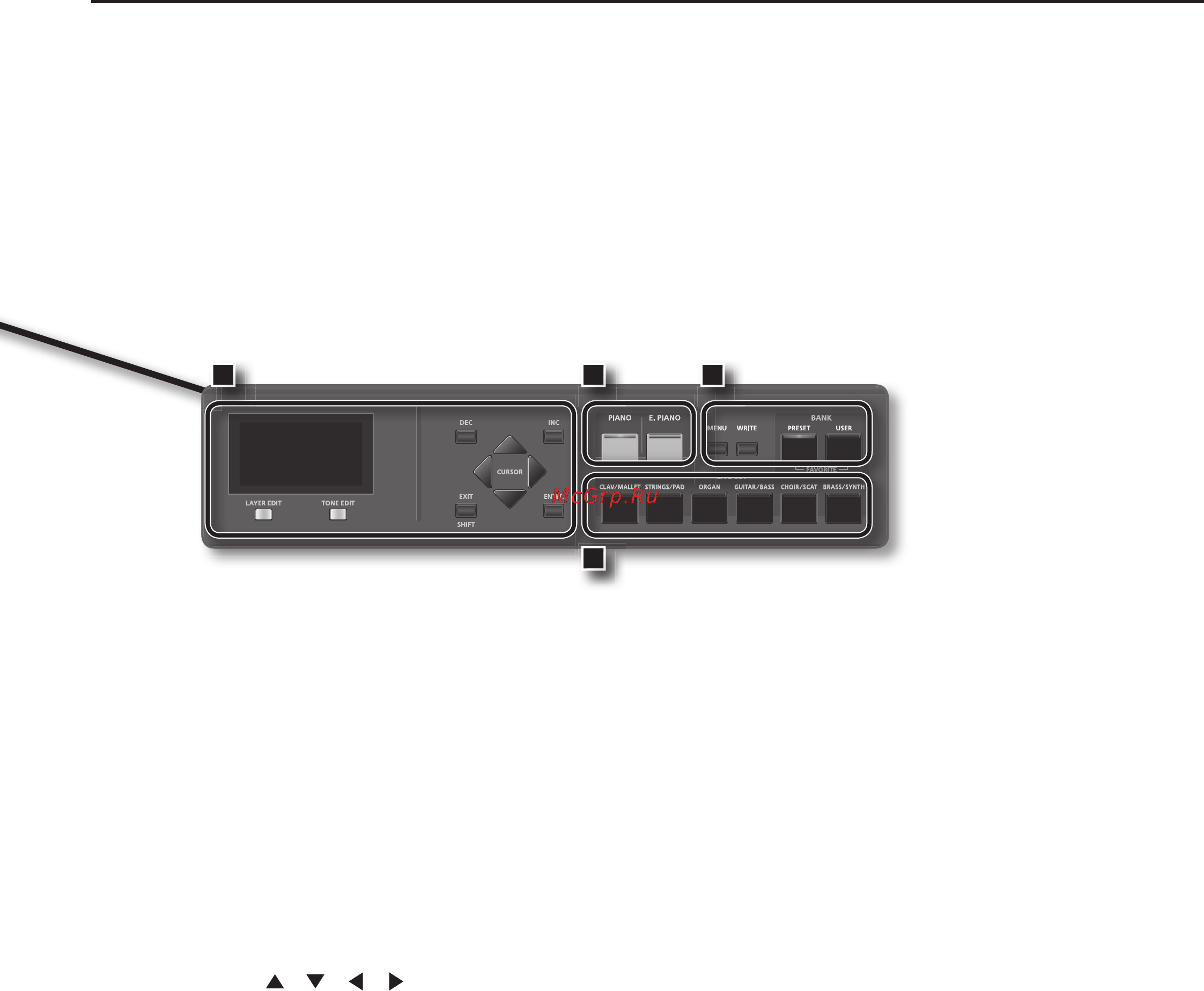 Roland RD-300NX [11/90] Джойстик высоты тона модуляции