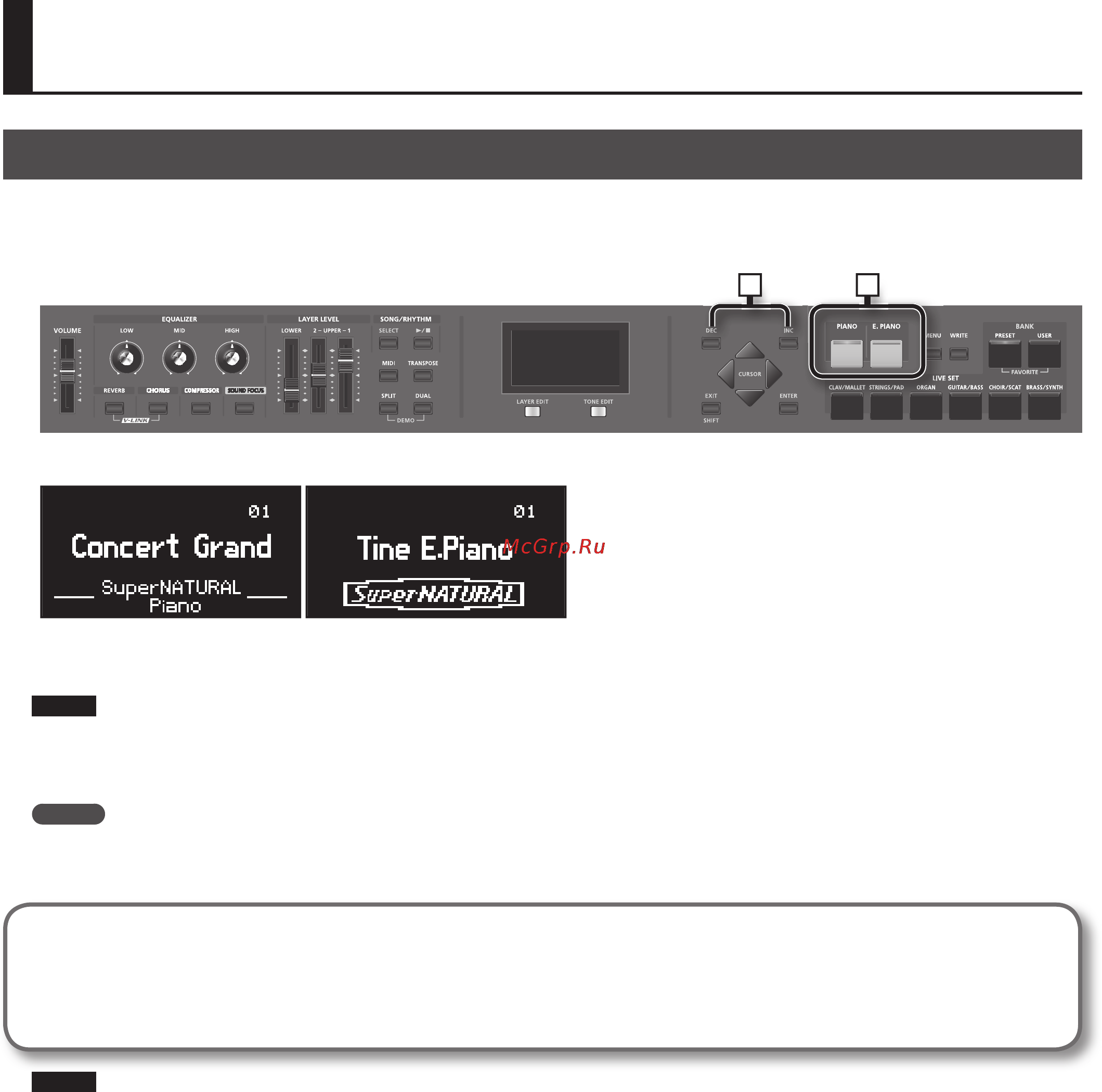 Roland RD-300NX [26/90] Исполнение